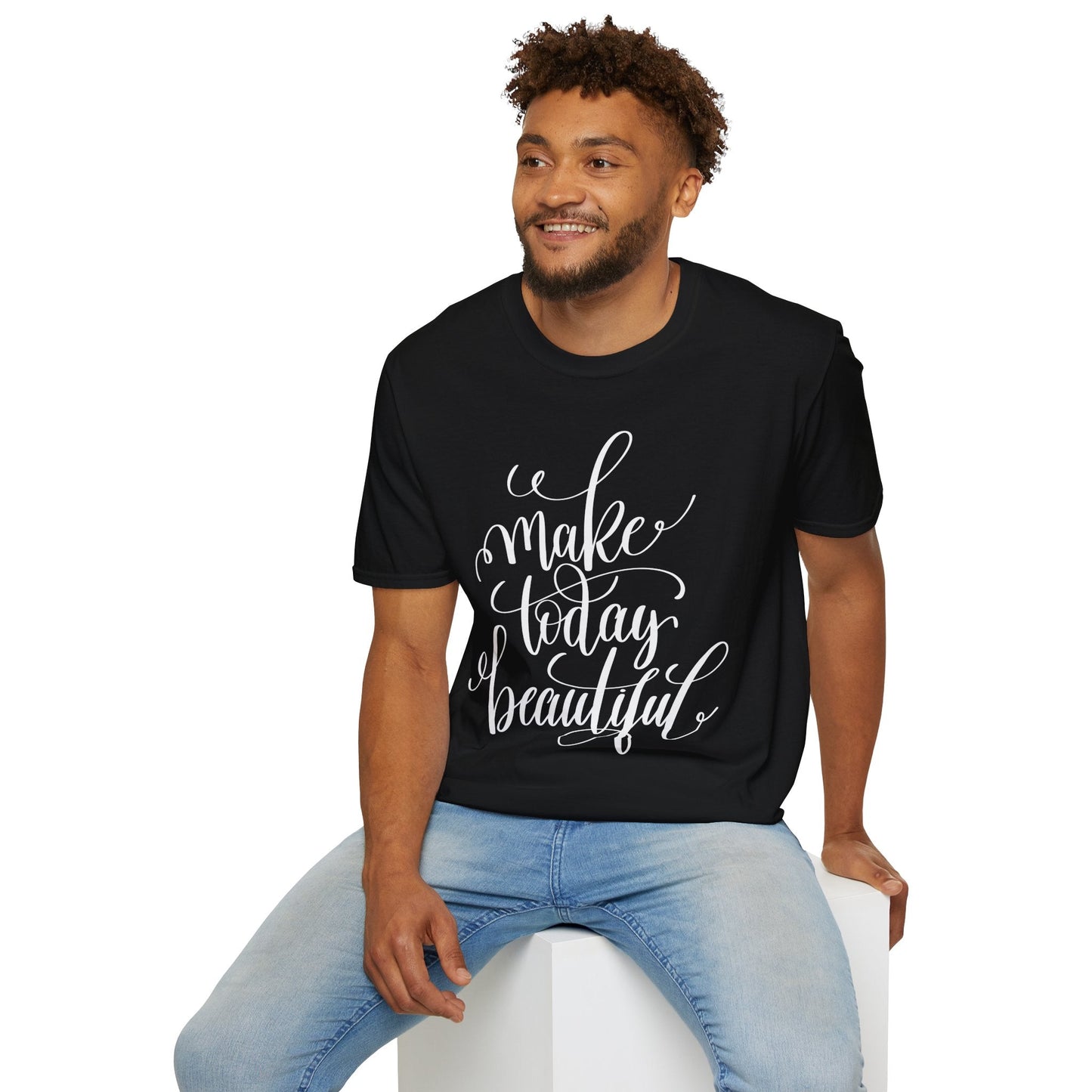 Positive Slogan T Shirt Unisex Softstyle Gildan 64000 With Positive Words And Good Quotes Art Tee