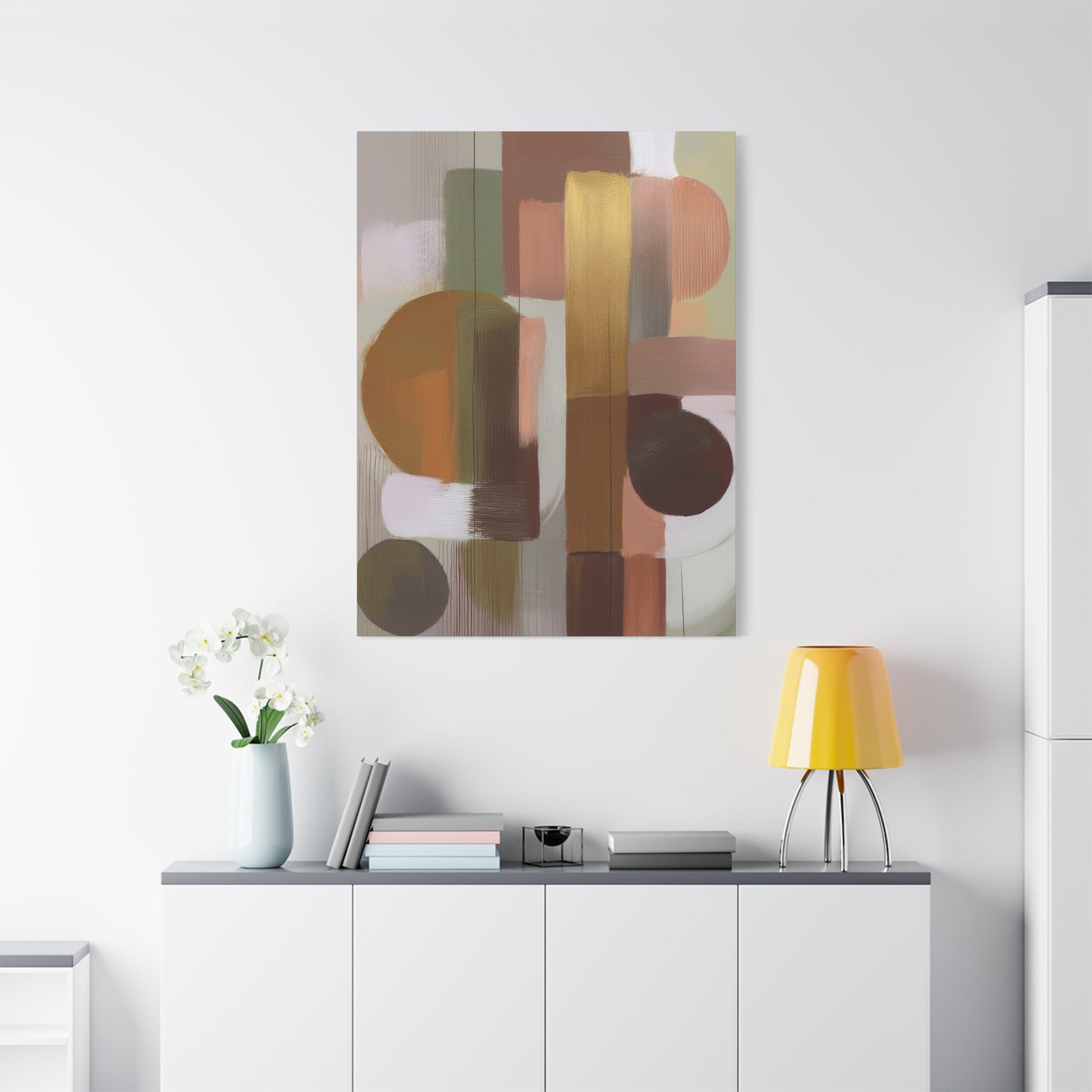 Abstract Geometric Painting Print Canvas 20x24,20x30,24x30 24x32,24x36,30x40 32x48,36x48,40x60 Pine-Wood Inner Frame ABS-52