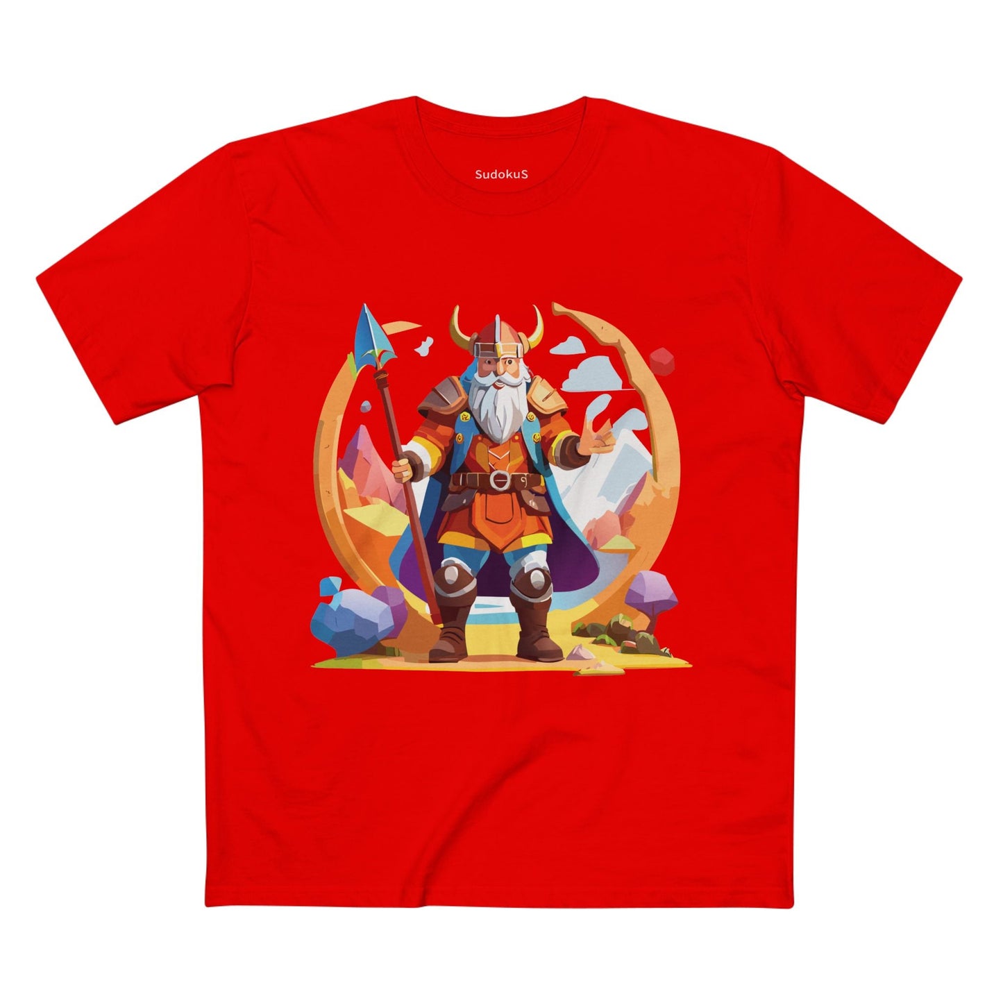 Viking Graphic Unisex 100 Cotton Staple Tee 9