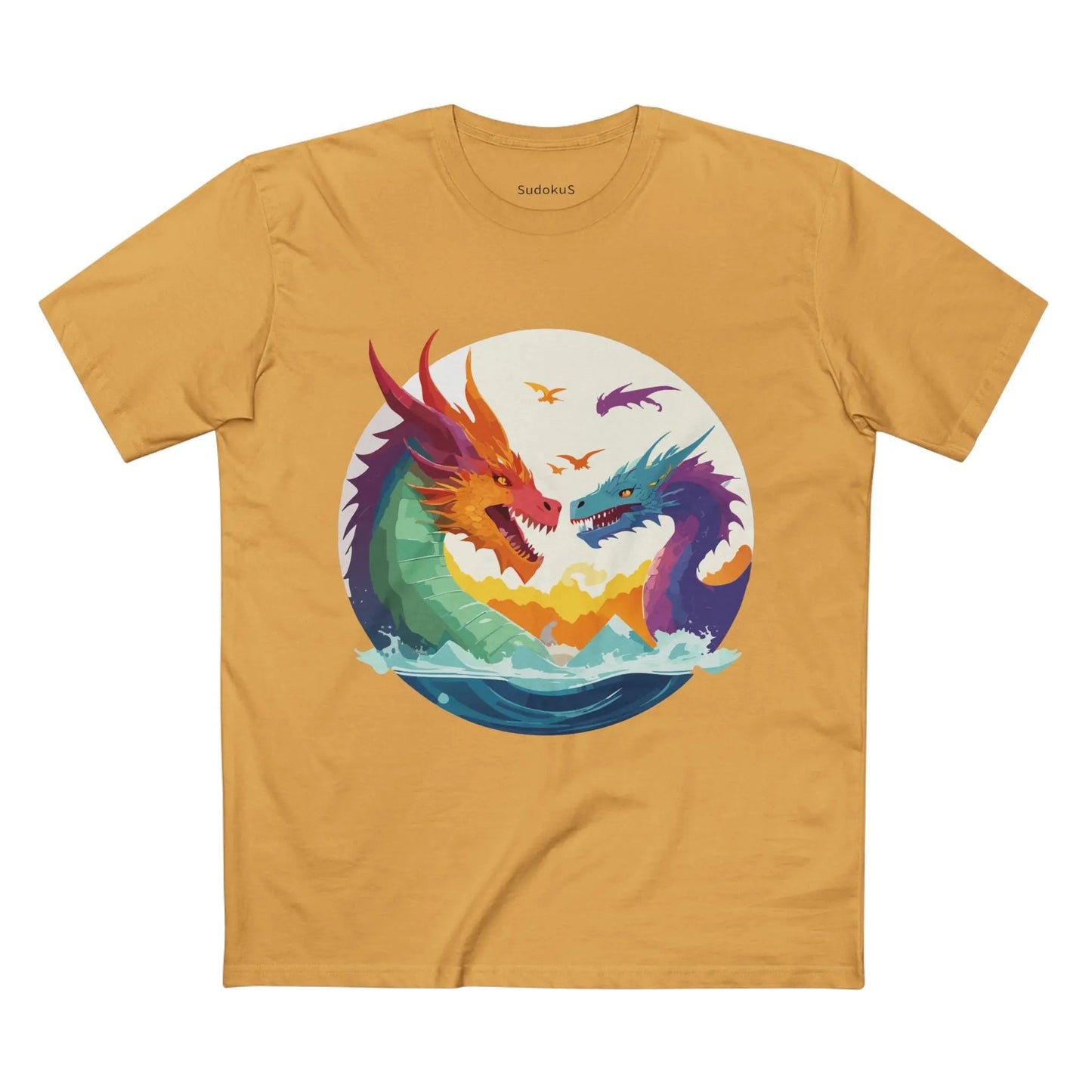 Dragon Graphic Unisex 100 Cotton Staple Tee 20