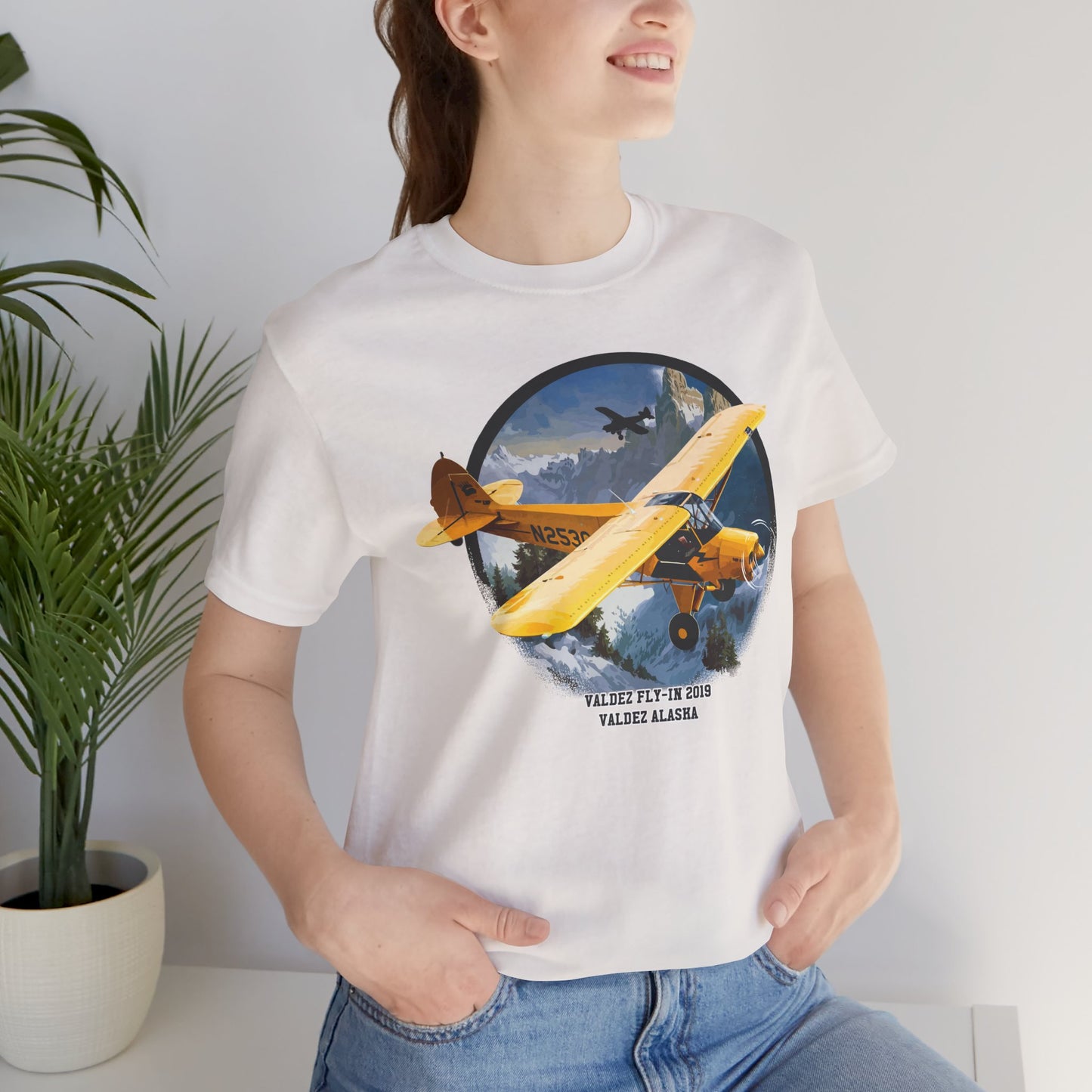 Retro Plane Graphic Design Tee, Plane Shirt, Vintage Tees, Art Design T-Shirt, Graphic Tee, Retro Art Shirts