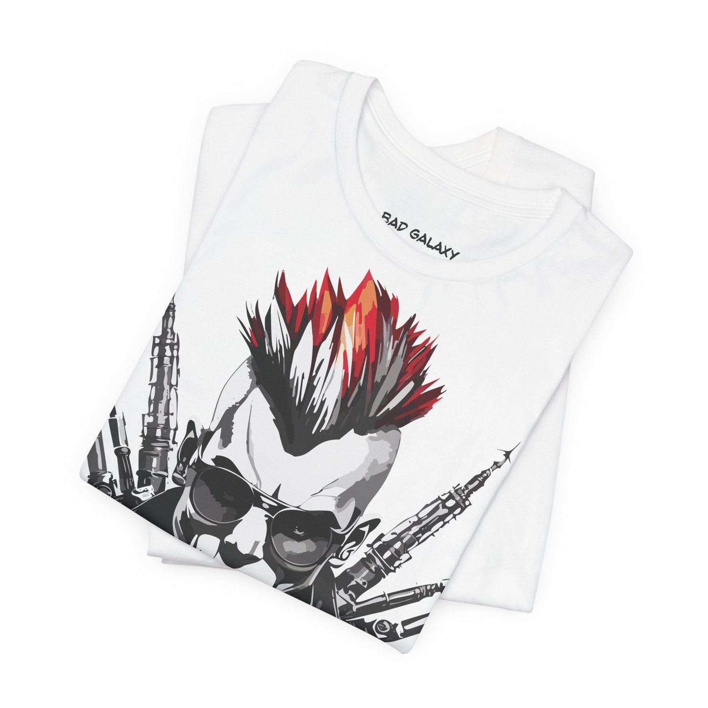 Punk Rock Tee Shirt Made To Order 100 Percent Cotton Lightweight Printed In USA Free Shipping