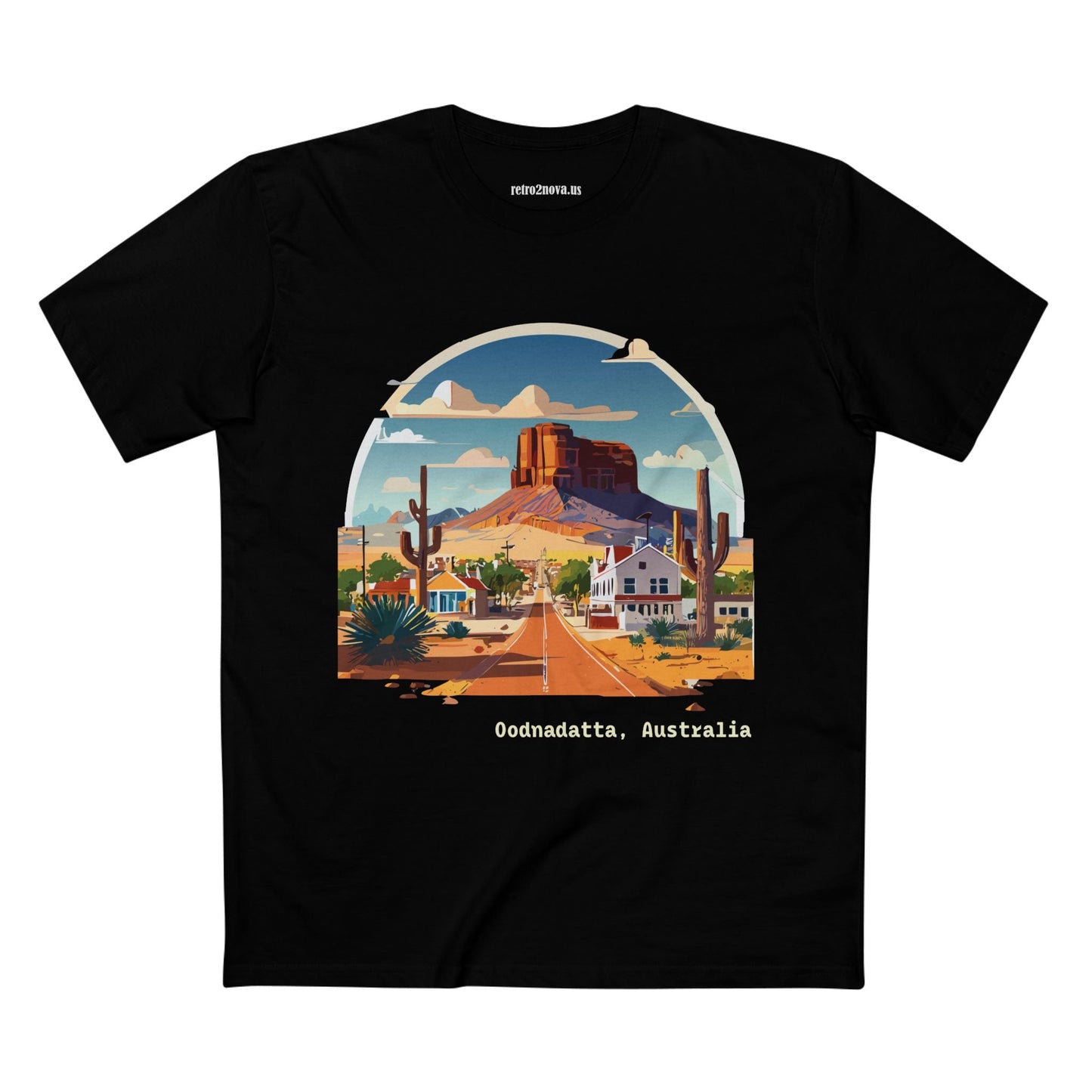 Australia Travel Shirt Unisex Premium Cotton Art Tee With Original Design By Retro2Nova TT21
