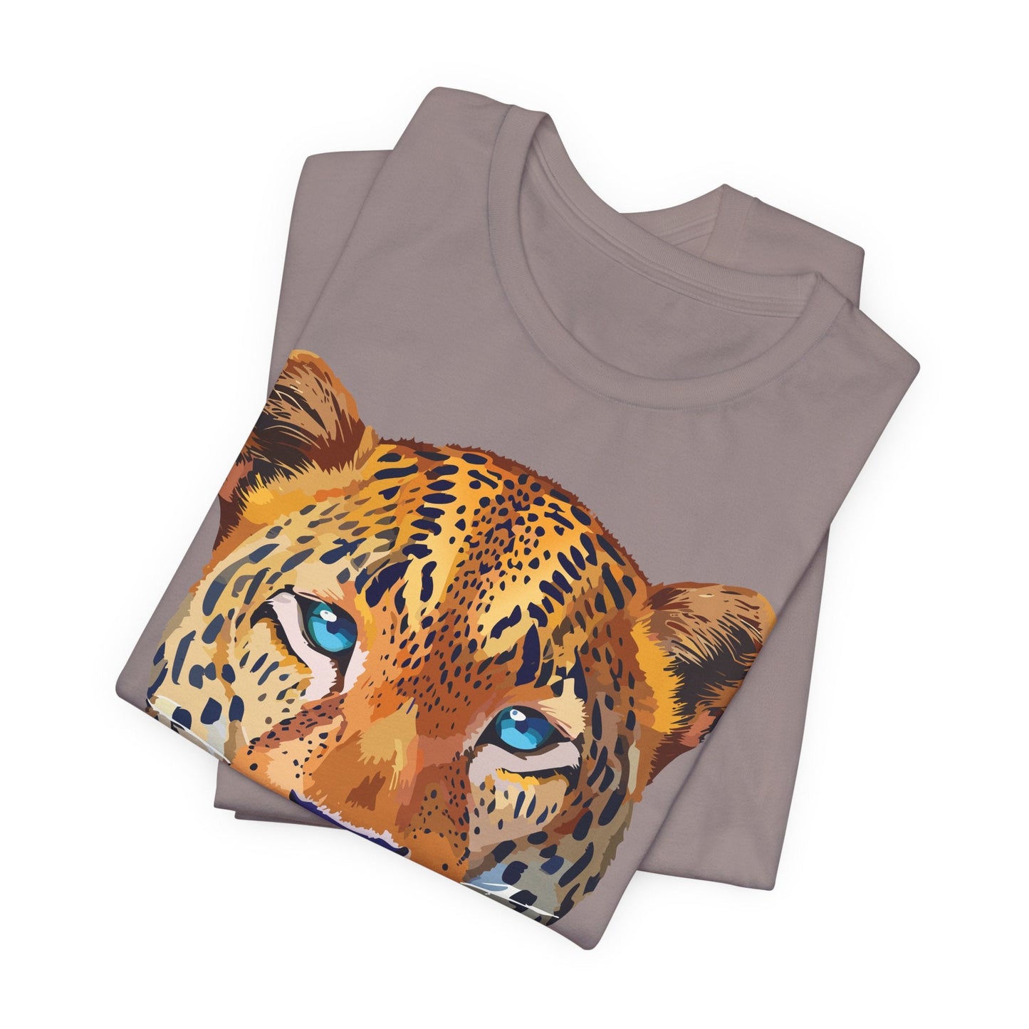 Unisex Animal Print Tee Shirt With Art Design Wild Animals Graphic Tee For Everyday Wear