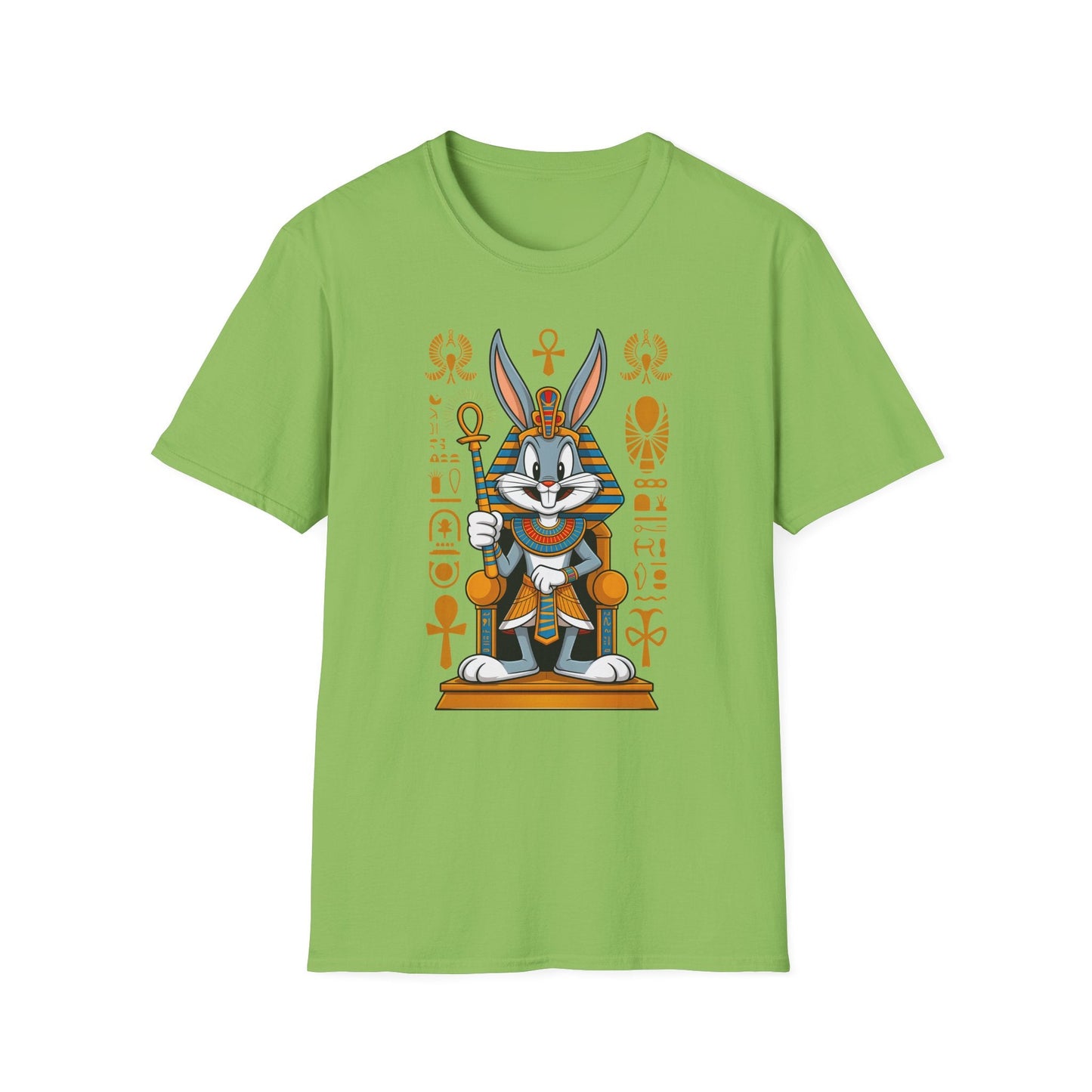 Bugs Bunny T Shirt Unisex Softstyle 64000 Cartoon Animation Tee Ring Spun Cotton