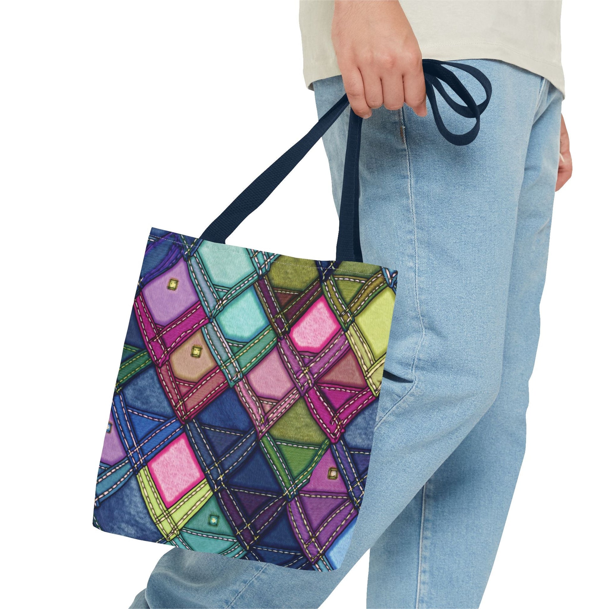 Denim Canvas Bag, Tote Bag Denim - PPU BEST