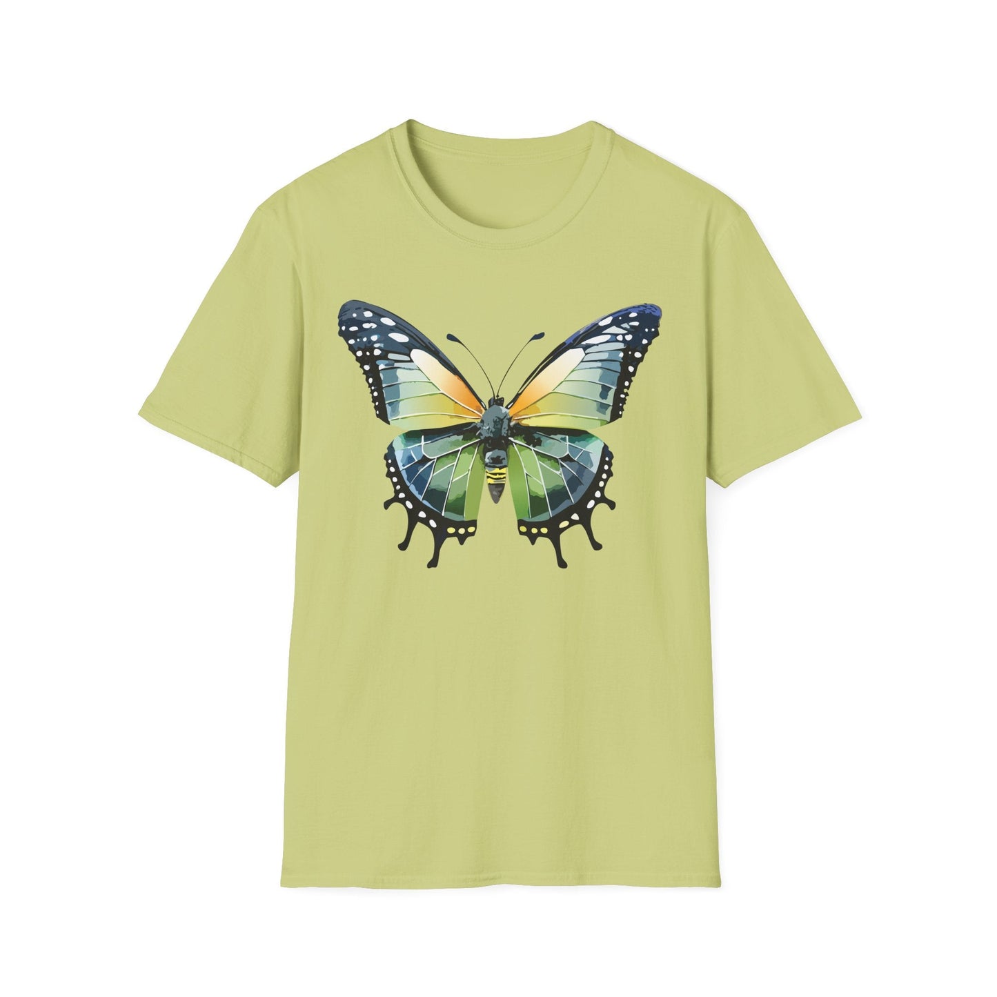 Butterfly Shirt Unisex Softstyle Gildan 64000 Monarch Butterfly Graphic Tee For Men And Women