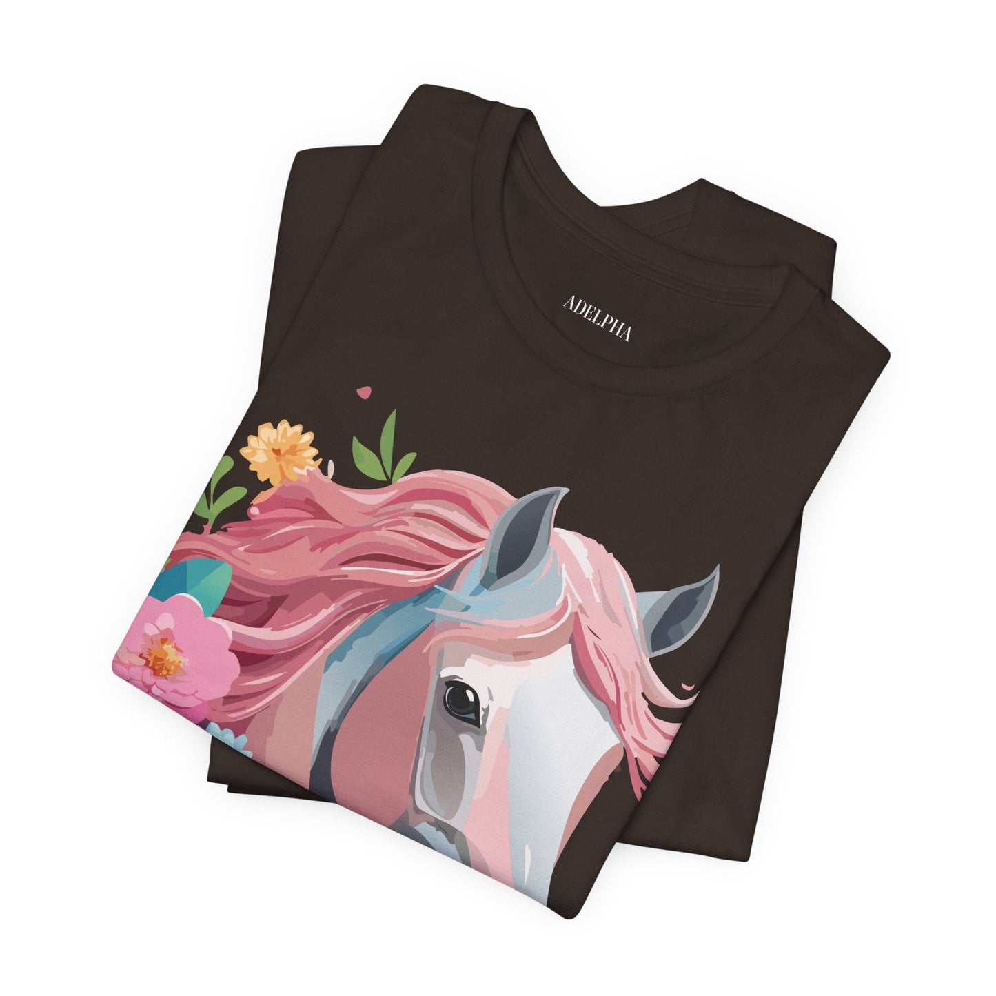 Horse Graphic Unisex 100 Cotton Vintage Animal Art T-Shirt 1