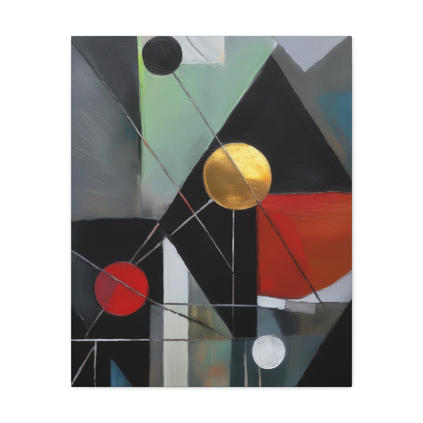 Abstract Oil Painting Print Canvas 20x24,20x30,24x30 24x32,24x36,30x40 32x48,36x48,40x60 Pine-Wood Inner Frame ABS-159