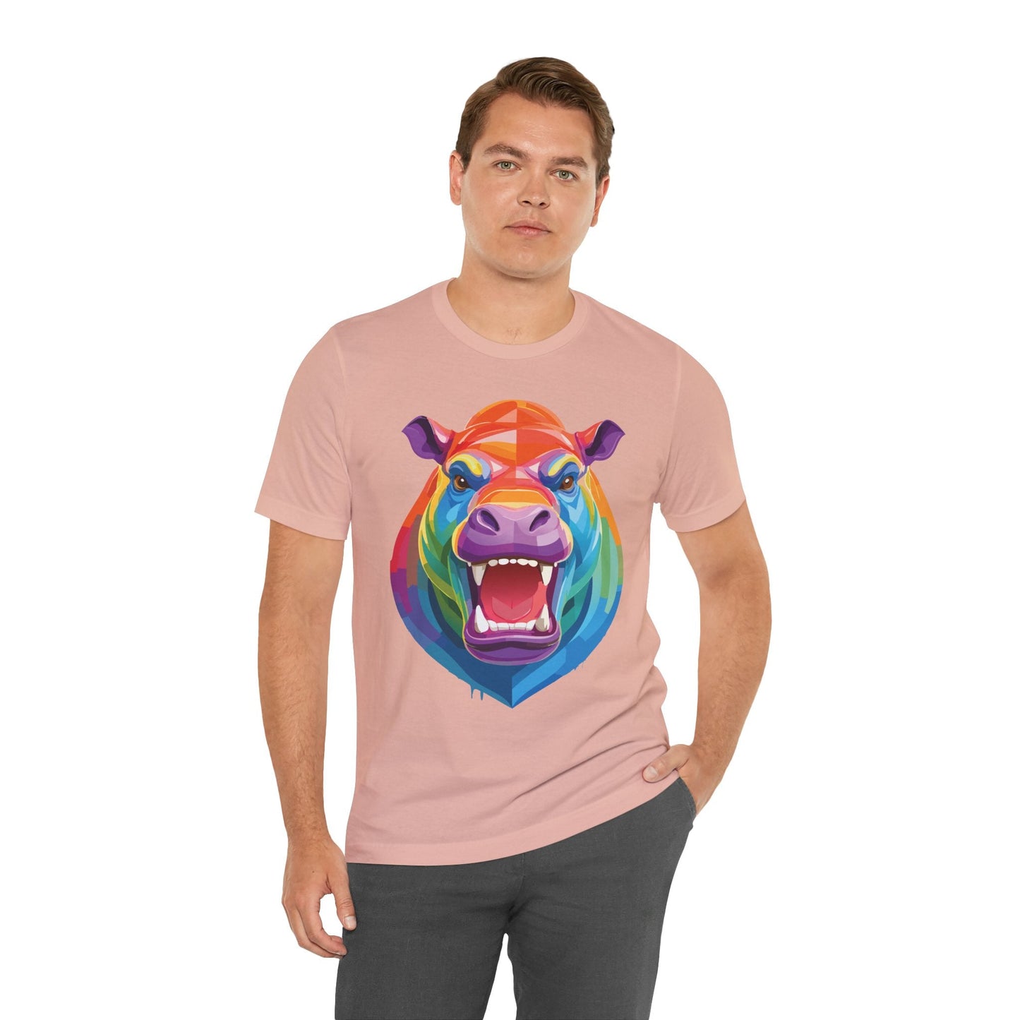 Unisex Animal Shirt with Animals Graphic Tee Art Design Wild Animals Shirt Tee for Everyone