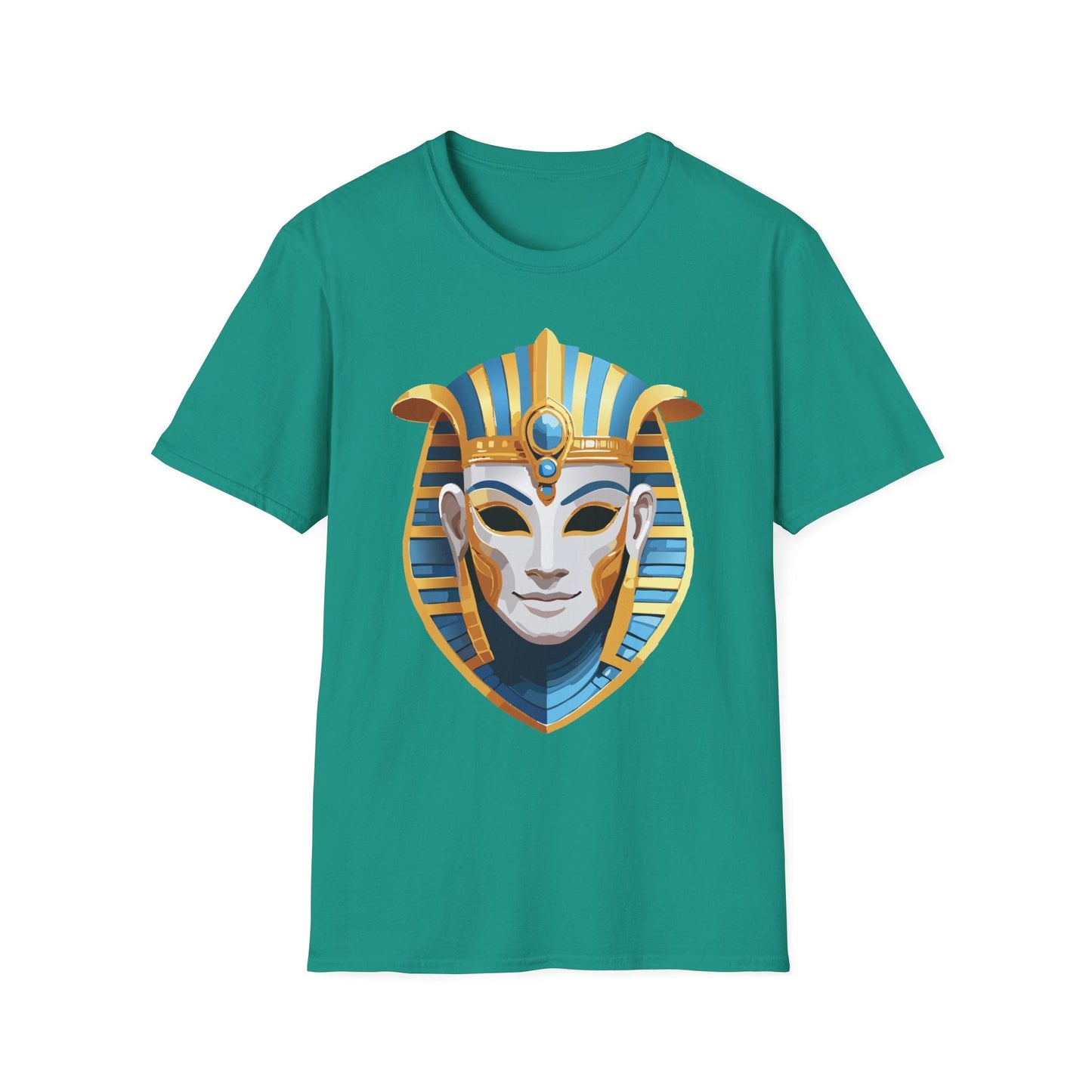 Mask Tee Shirt Unisex Gildan Softstyle 64000 Cotton Tee With Masquerade Design Artwork