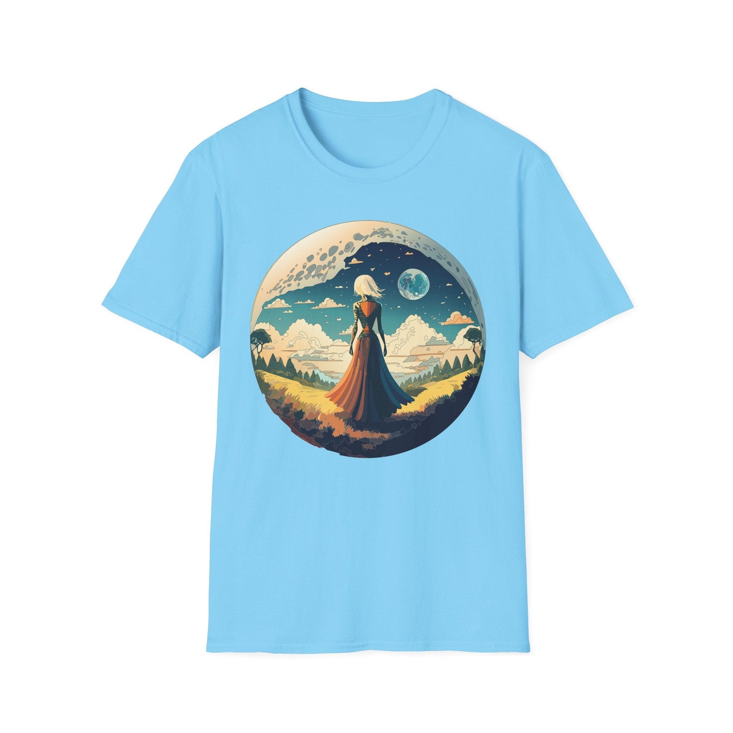 Womens Graphic T Shirts Art Design Tee Unisex Softstyle 64000 Cotton Tee Comfortable Everyday Wear