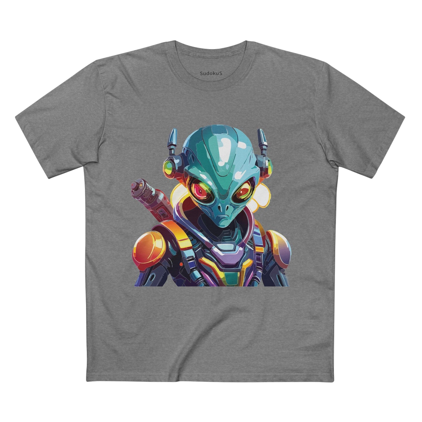 Aliens Graphic Unisex 100 Cotton Staple Tee 4