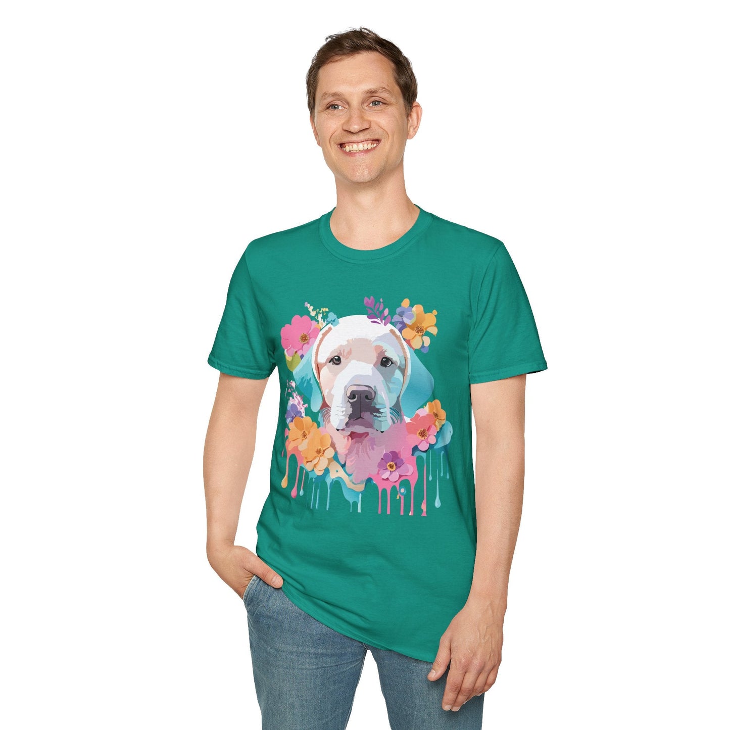 Dog Shirt Unisex Animal Tee Softstyle Gildan 64000 Short Sleeve Tee