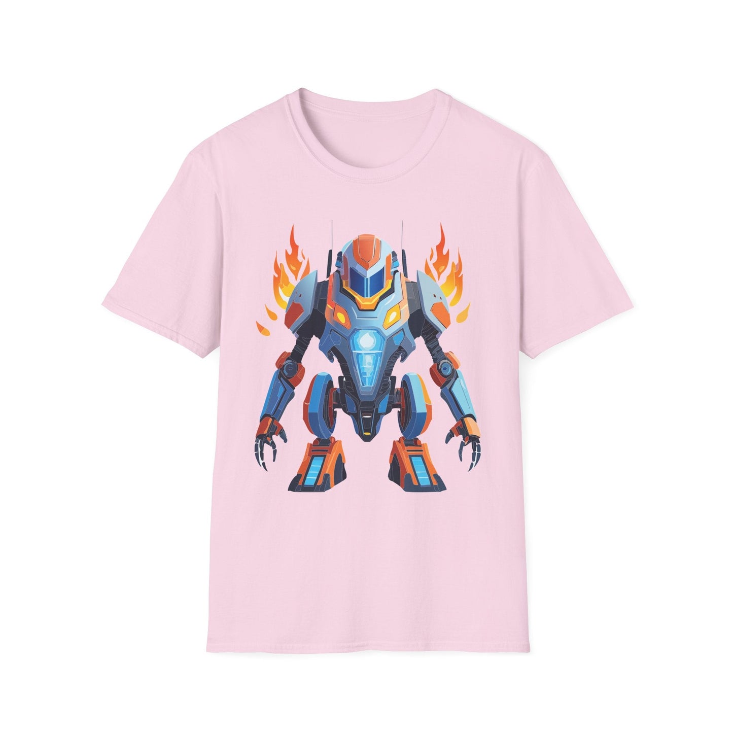 Cyborg Tee Unisex Robot Shirt Terminator Shirt Art Design Gildan Softstyle 64000 Cotton Tee