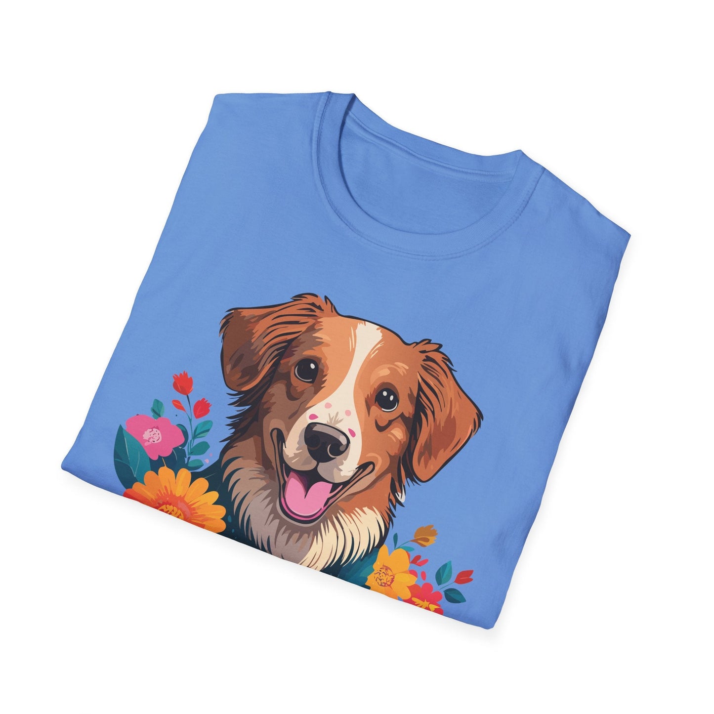 Dog Shirt Unisex Animal Tee Short Sleeve Gildan Softstyle 64000 Cotton Tee