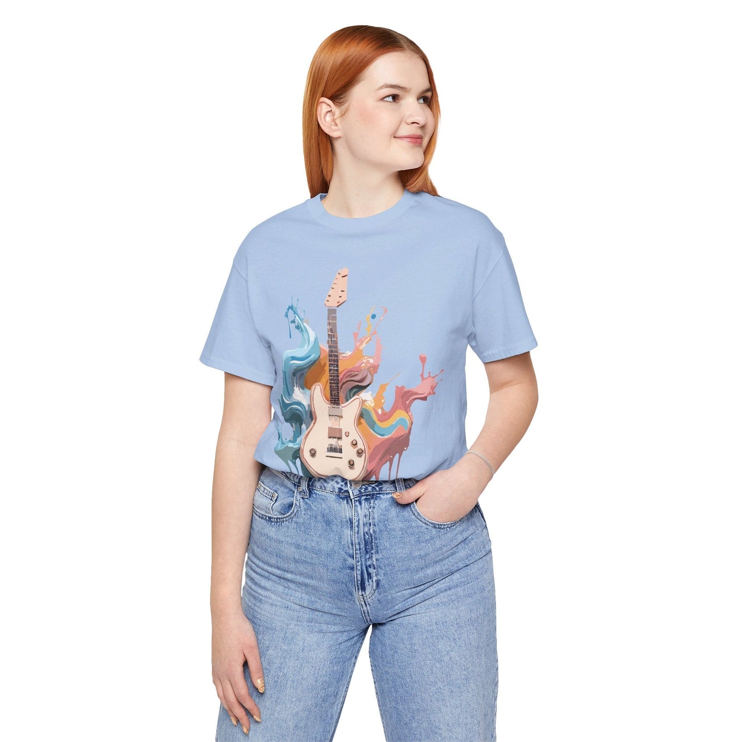 Music T Shirt Unisex Graphic Tee Featuring Original Adelpha Artwork Vintage Inspired Design