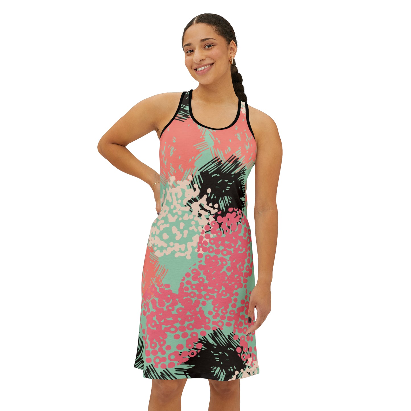 Summer Dress with Abstract prints