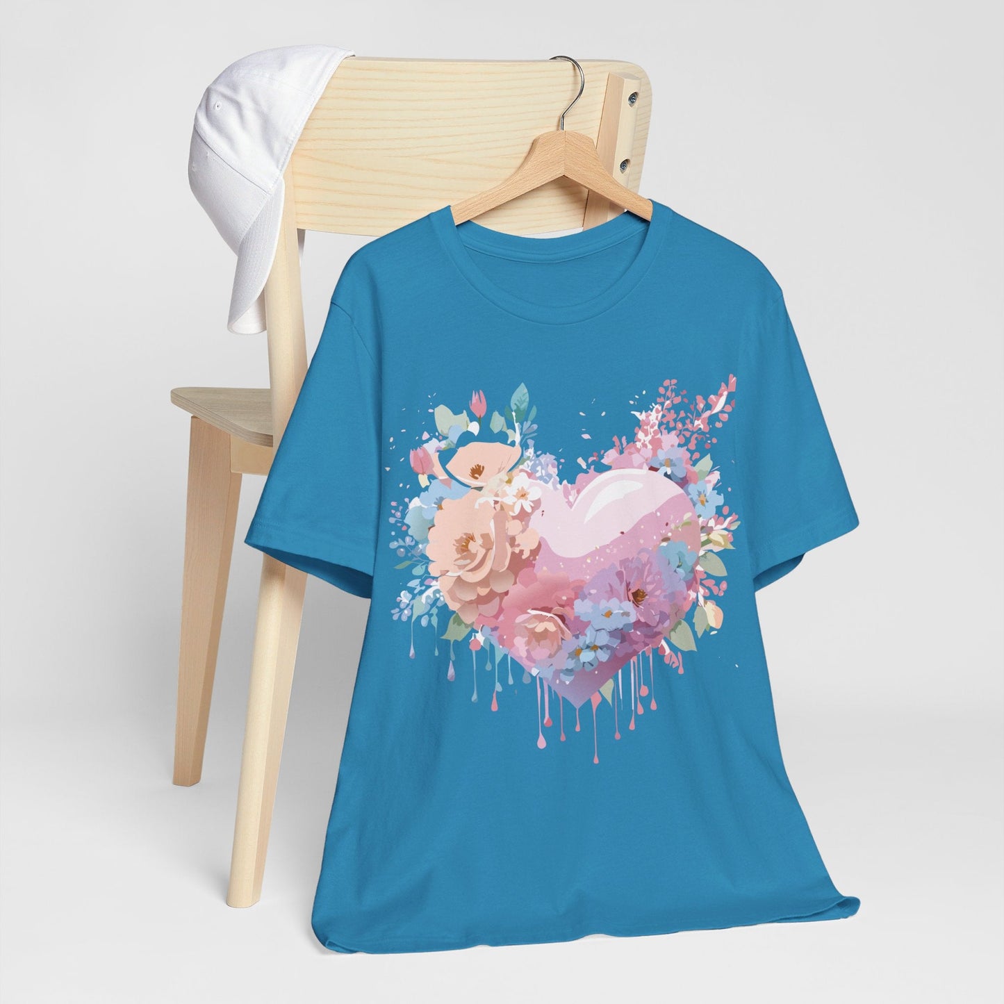 Adelpha Unisex Graphic Tee Valentine Shirts Vintage Inspired Artwork Short Sleeve Jersey