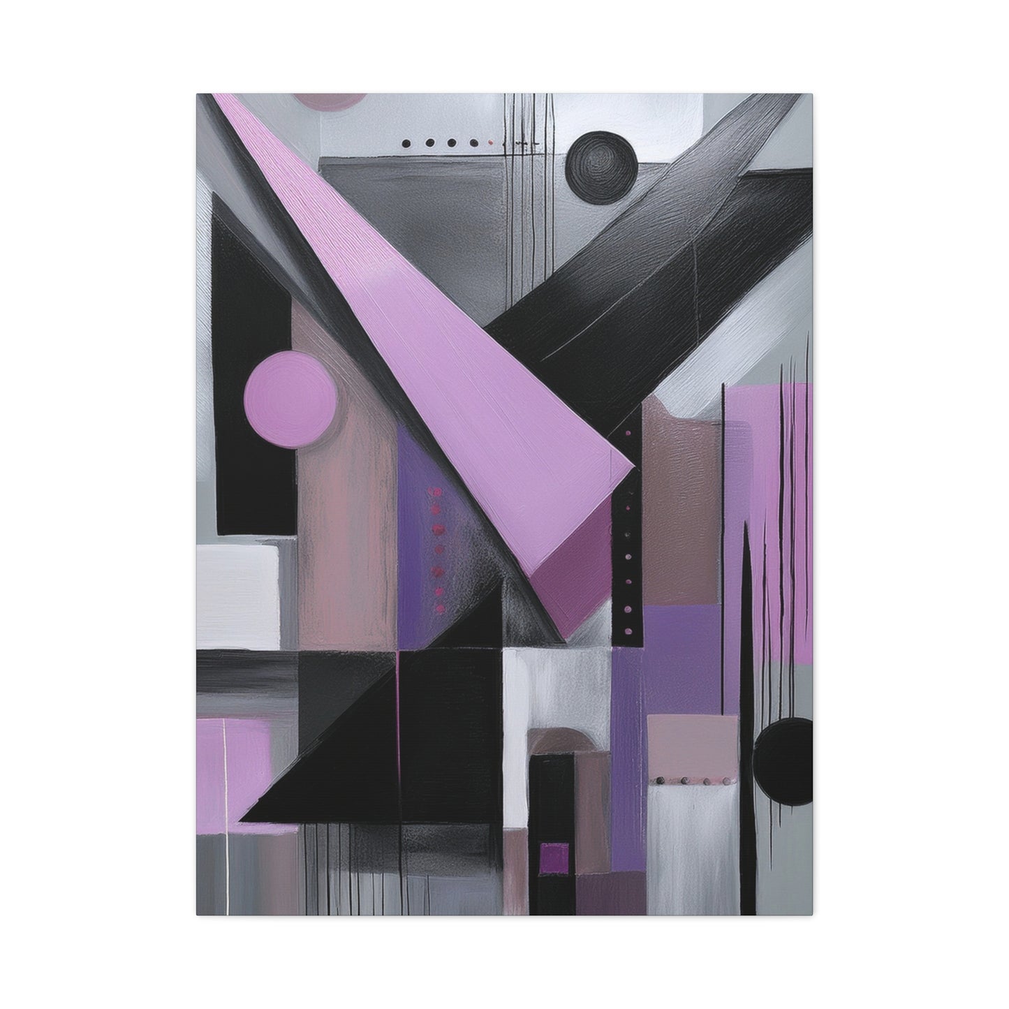 Abstract Geometric Painting Print Canvas 20x24,20x30,24x30 24x32,24x36,30x40 32x48,36x48,40x60 Pine-Wood Inner Frame ABS-43