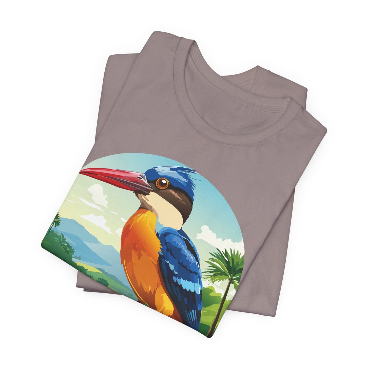 Unisex Animal Shirt With Art Design Featuring Wild Animals Jersey Short Sleeve Tee