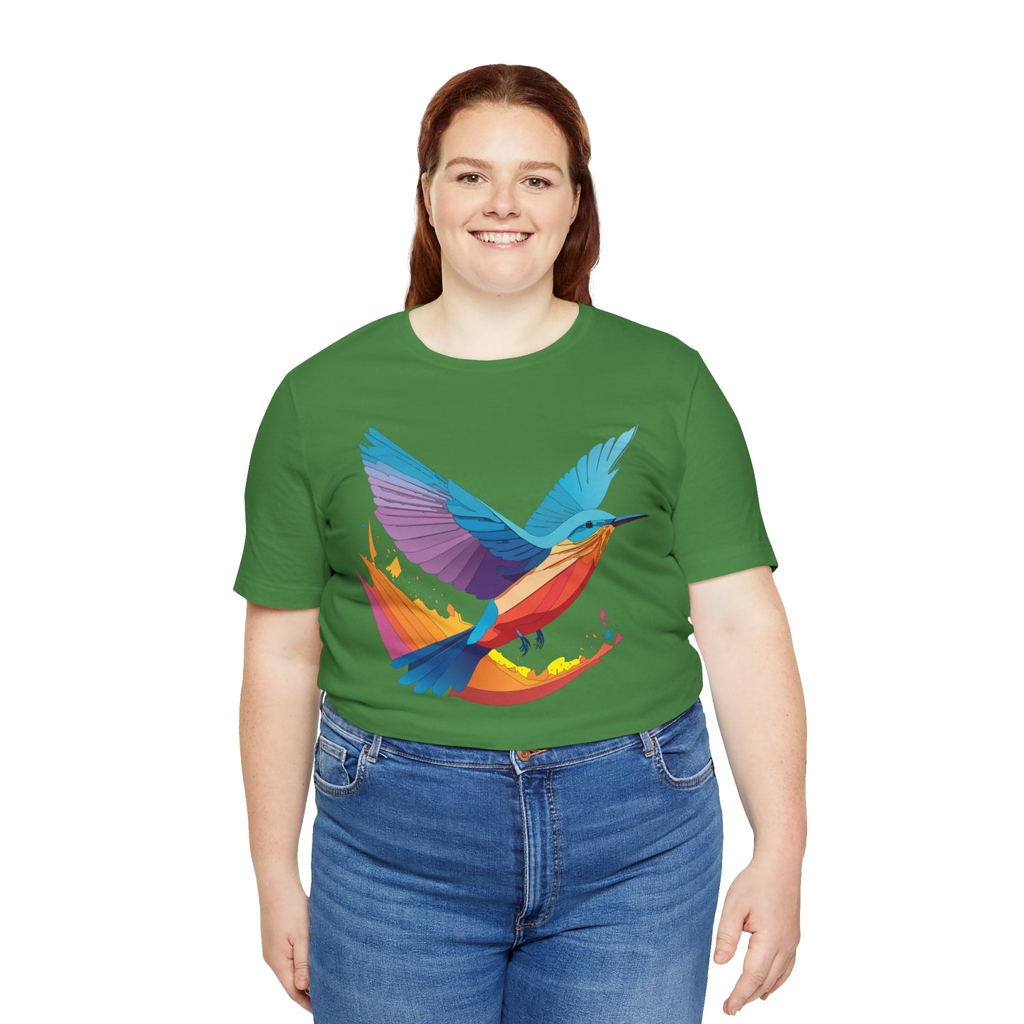 Unisex Animal Shirt Art Design Tee With Wild Animals Print Soft Comfortable Short Sleeve Tee