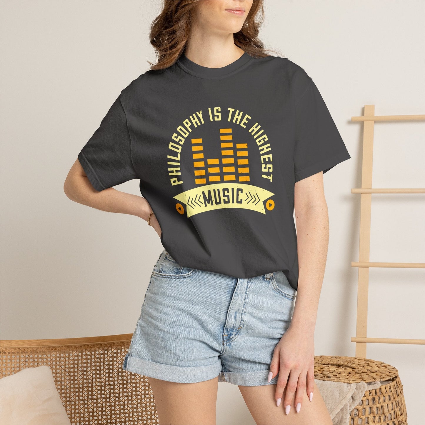 Music Graphic Design Unisex Cotton T-shirt  m42