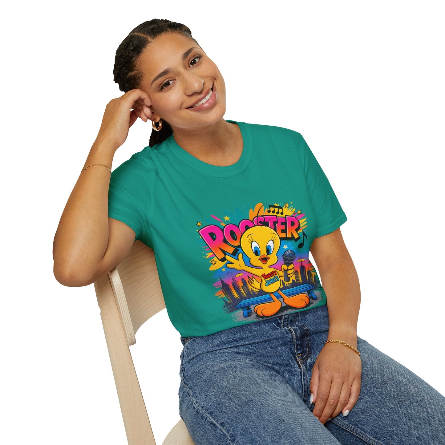 Cartoon T Shirt With Animation And Funny Animals Tee Shirt For Unisex Wear Comfortable