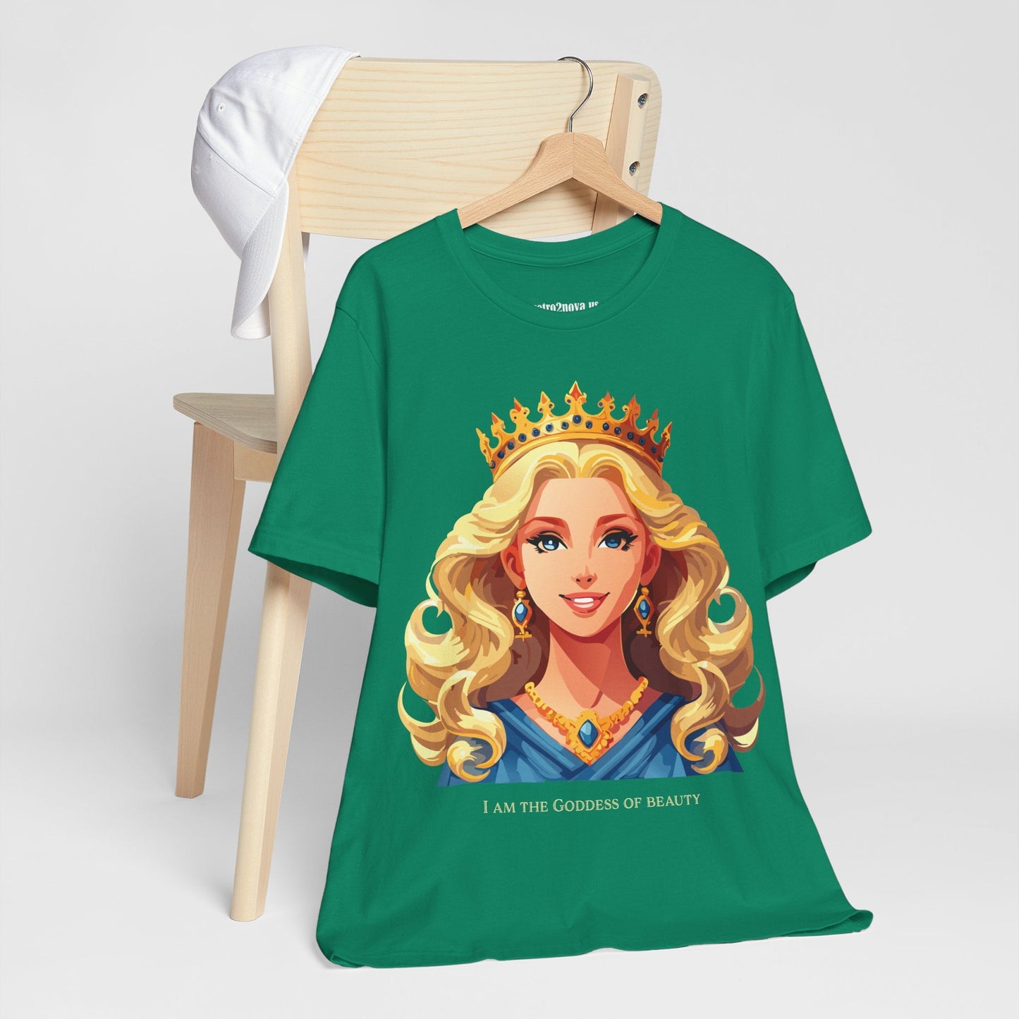 Goddess Shirt Graphic Tee Unisex Cotton Short Sleeve With Original Retro2Nova Art