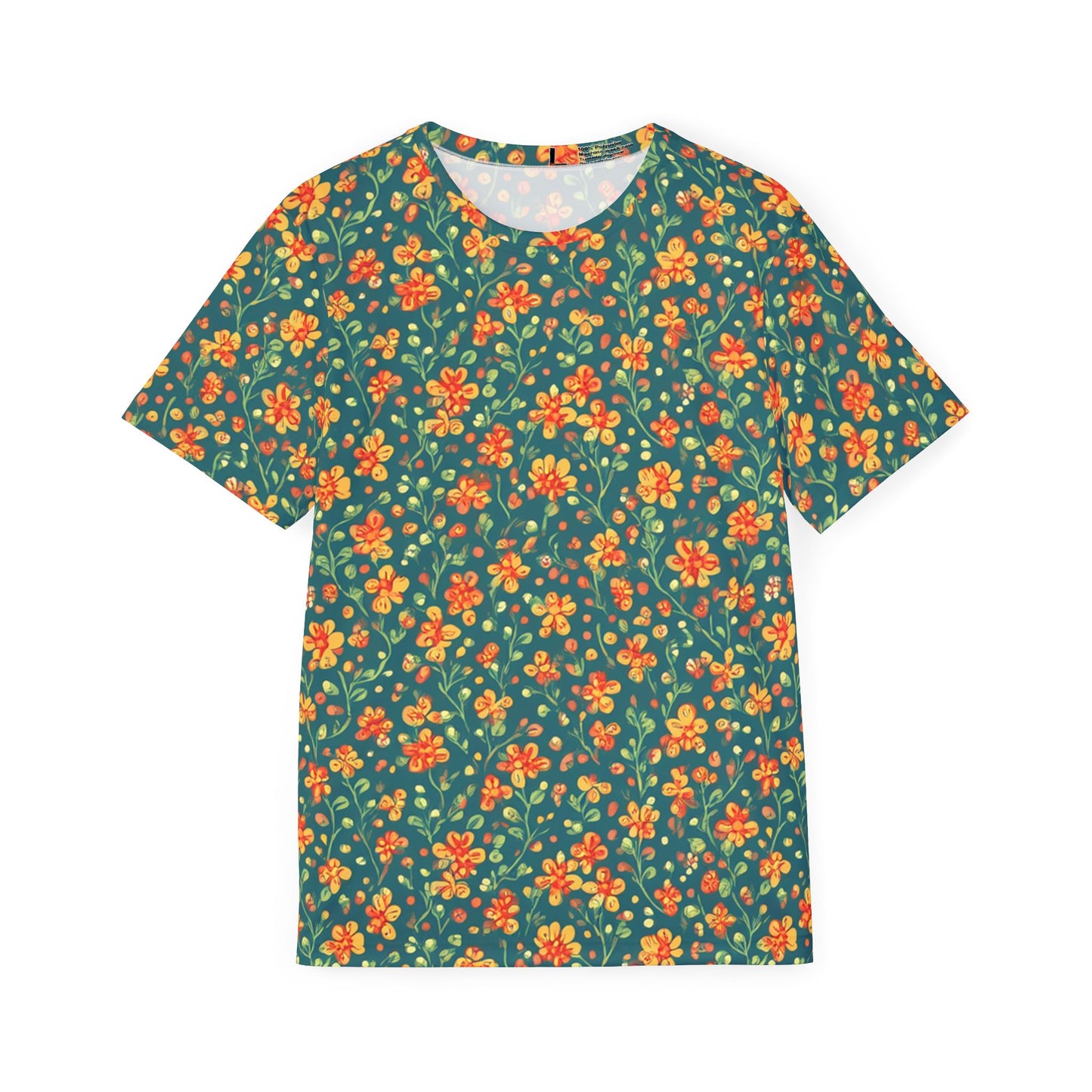 Unisex Floral Shirt, Floral Tee Shirt, Floral T-Shirt, T Shirt with Flowers 4