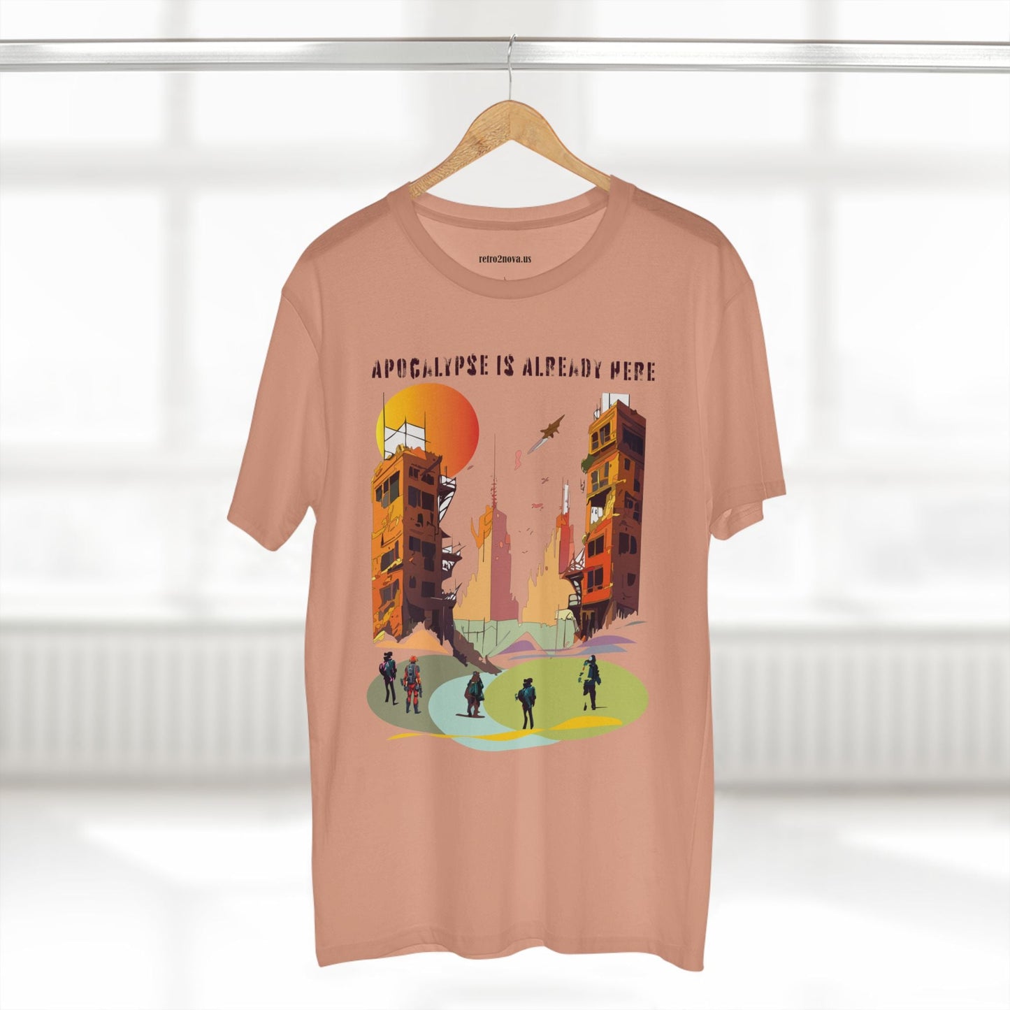 Cataclysm Doomsday Shirt Unisex Premium Cotton Tee With Original Art Design From Retro2Nova