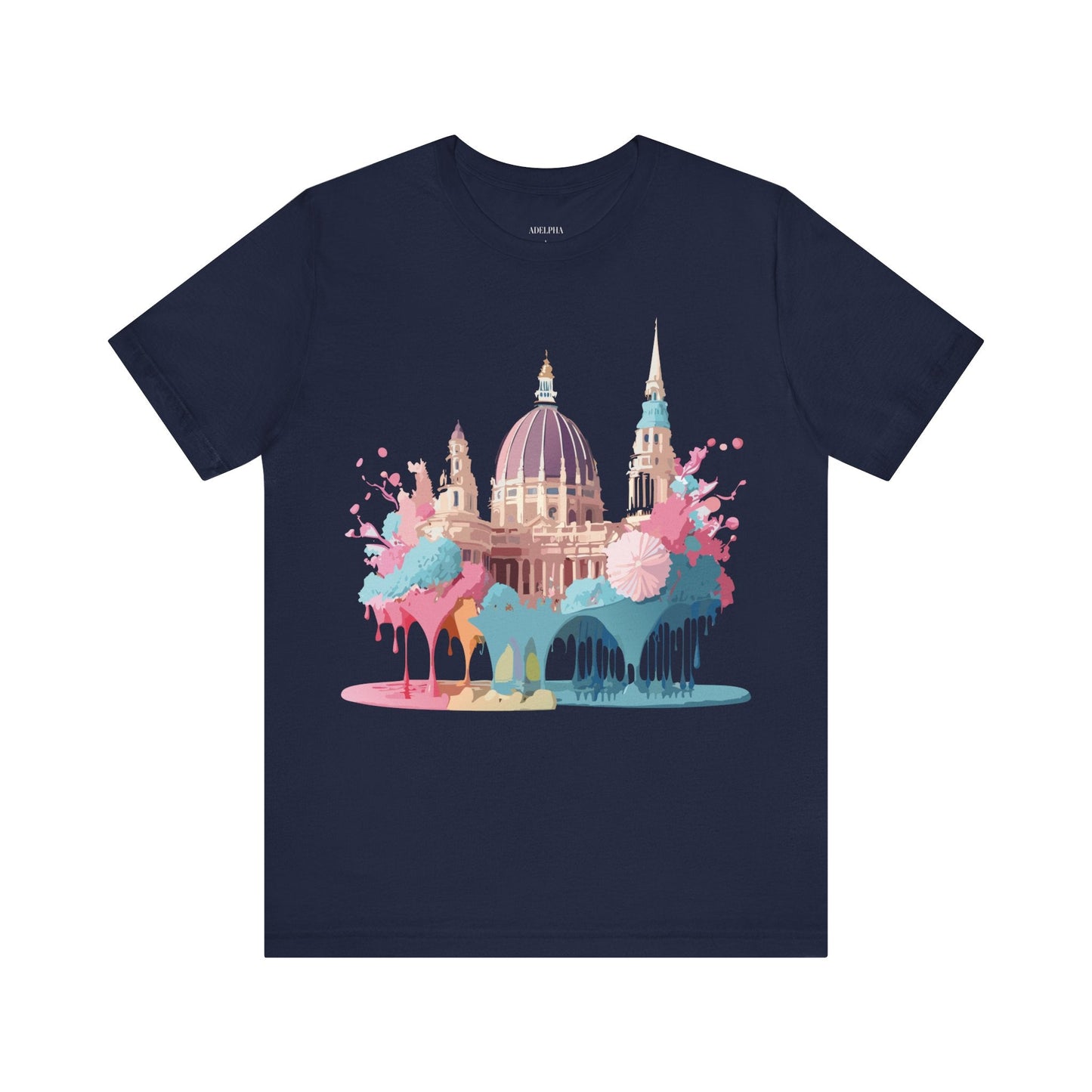 Tourist Shirt With Vienna Graphic Tee Unisex Short Sleeve Art Design Adelpha Vintage Artwork