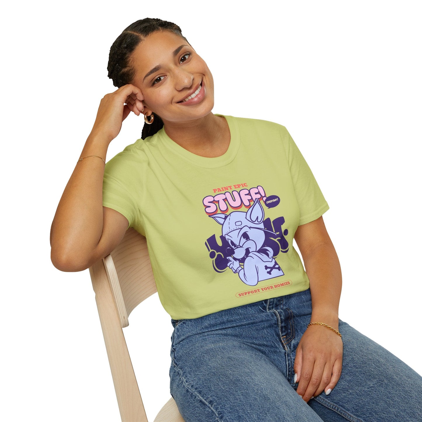 Funny Animals Shirts Unisex Graphic Tee Soft Cotton Gildan Softstyle 64000 Comfortable Everyday Wear