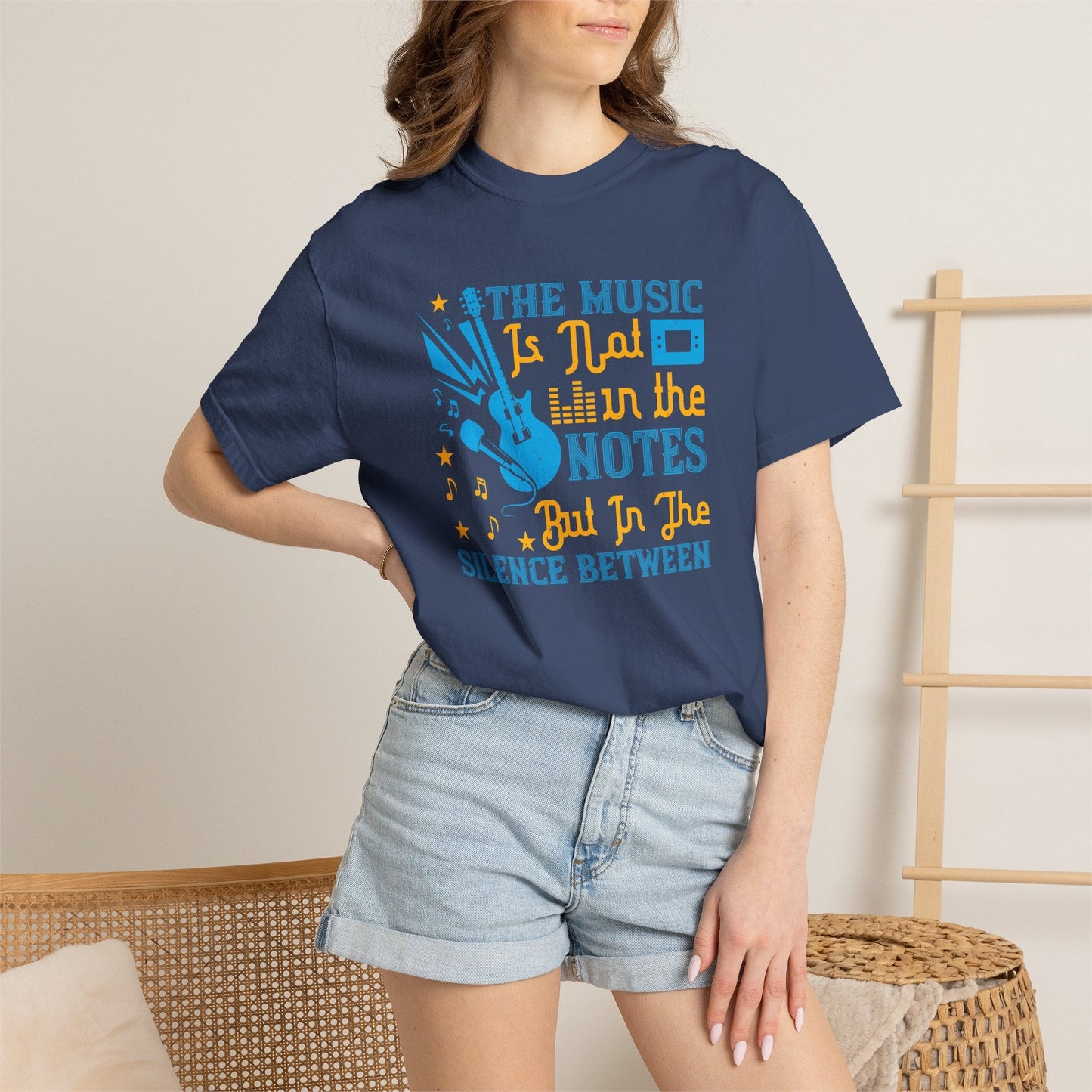Music Graphic Design Unisex Cotton T-shirt  m44