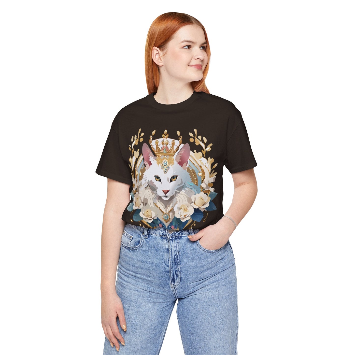 Medallion Graphic Unisex 100 Cotton Vintage Animal Medal Artwork Tee 34