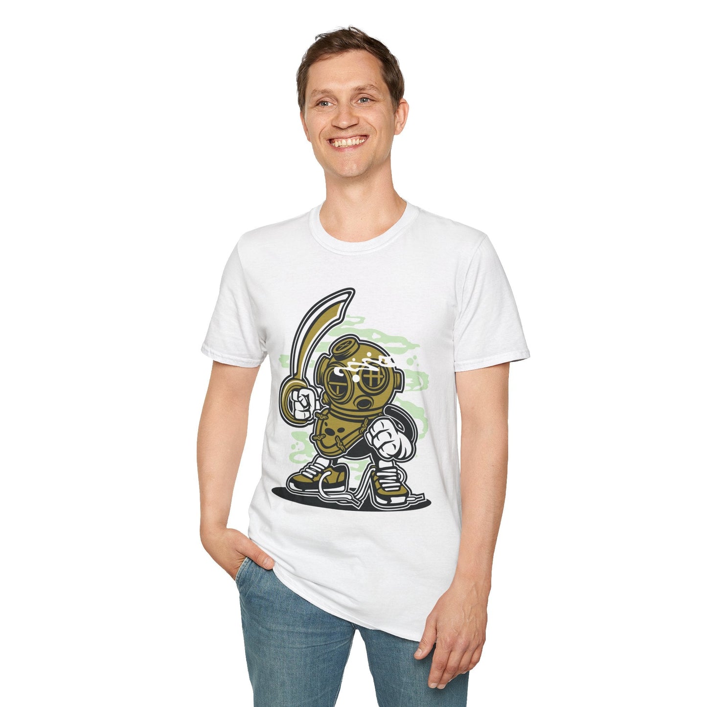 Cartoon T Shirt Animation Tee Funny Tee Shirt Unisex Gildan Softstyle Cotton Comfort