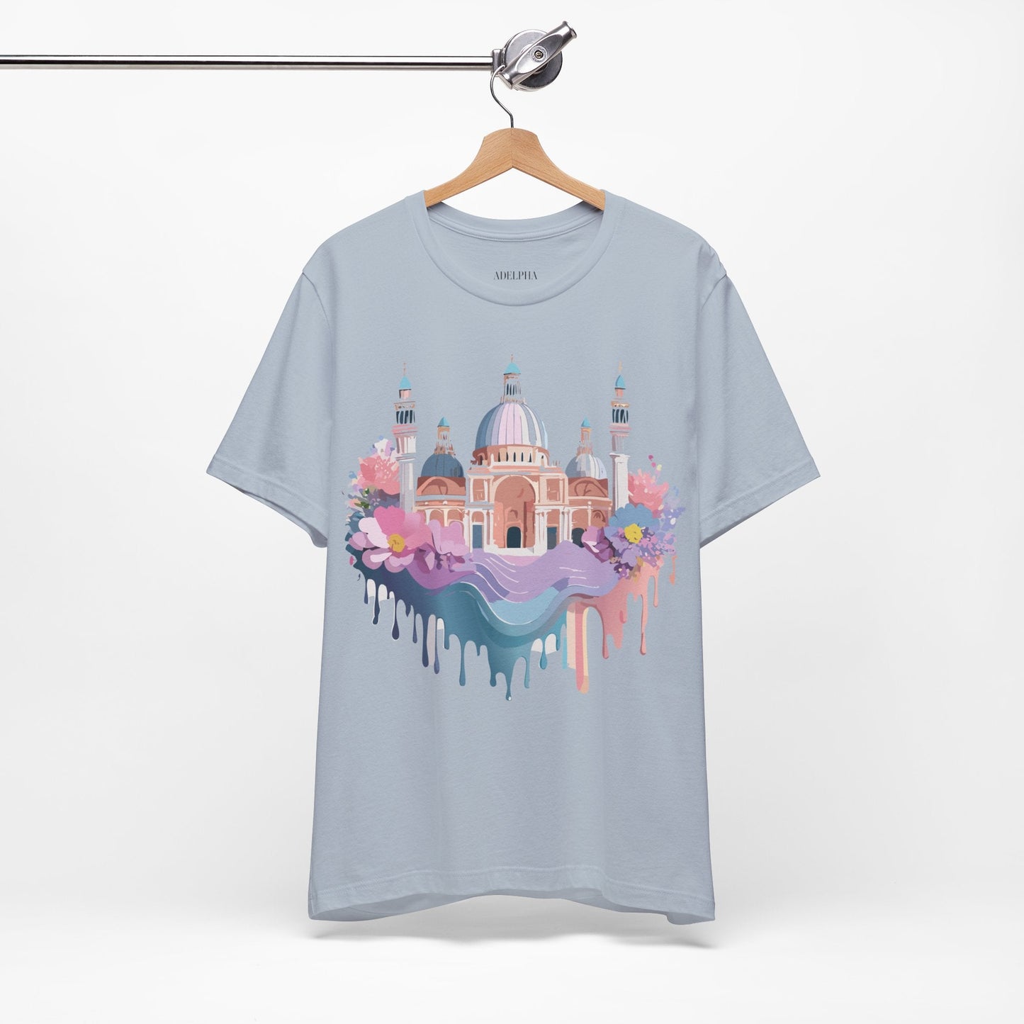 Venice Tourist Graphic Tee Unisex Jersey Short Sleeve Art By Vintage Style