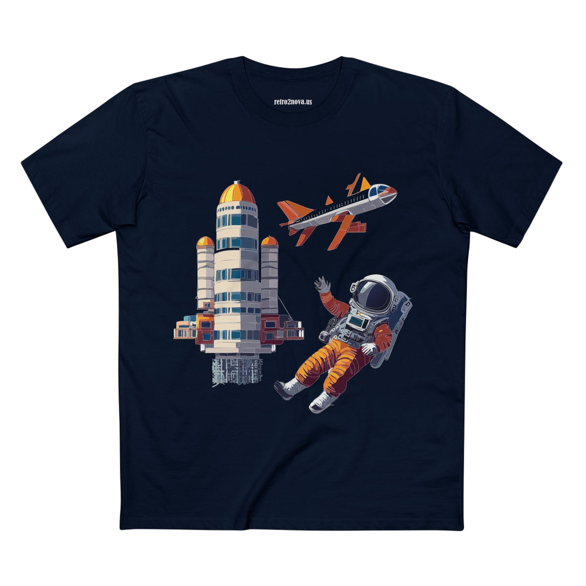 Cosmos Astronaut Graphic Tee Staple Unisex 100 Cotton Tee Shirt - CS-17