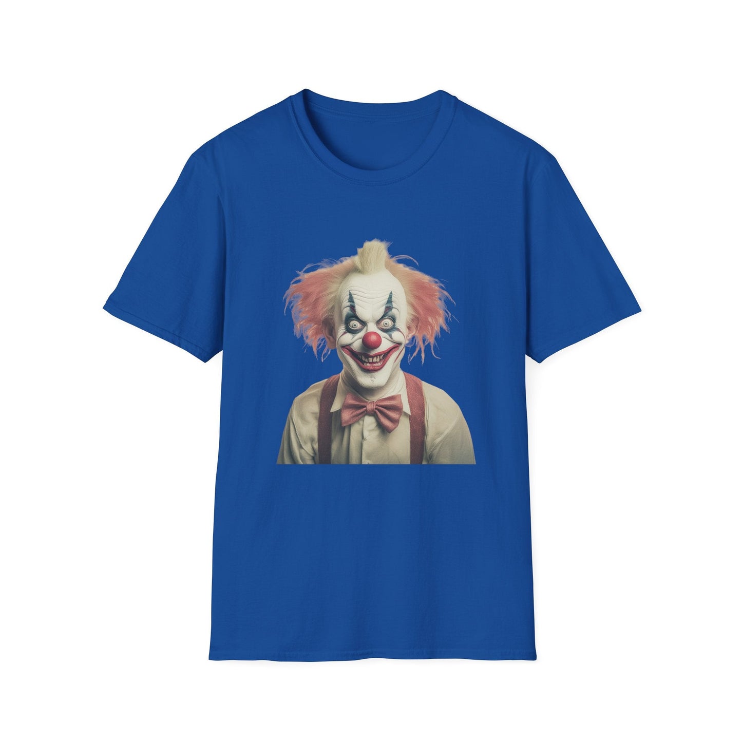 Clown Shirt Circus Tee Gildan Softstyle 64000 One Hundred Percent Ring Spun Cotton Lightweight