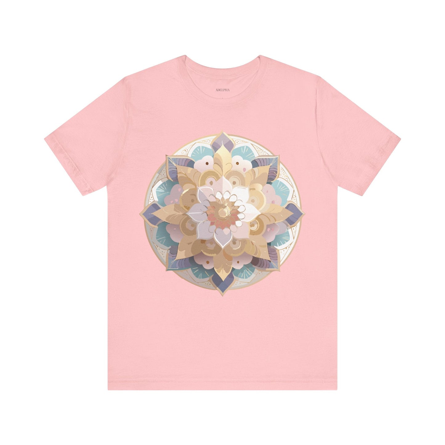 Mandala Graphic Tee Unisex Jersey Short Sleeve Adelpha Art Design Vintage Inspired Artwork