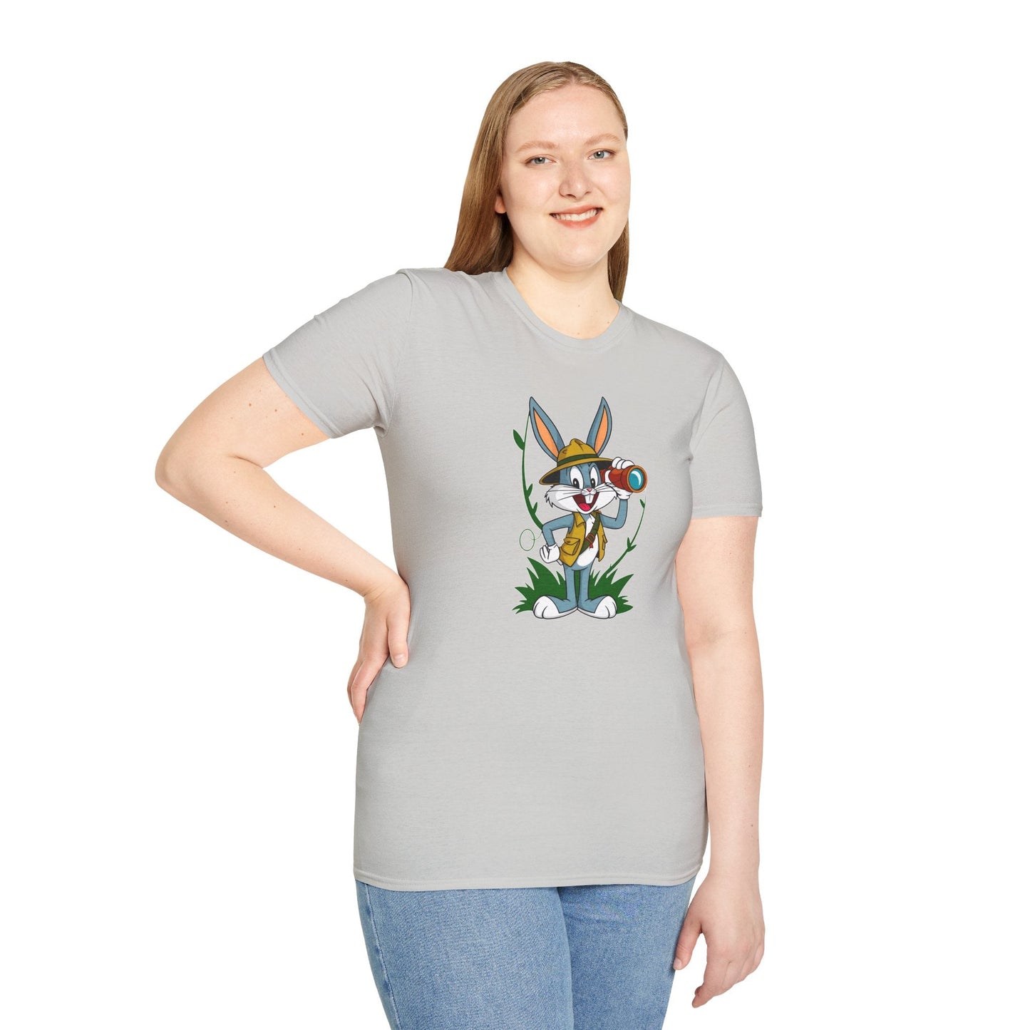 Bugs Bunny T Shirt Unisex Softstyle Gildan 64000 Cartoon Animation Graphic Tee Design