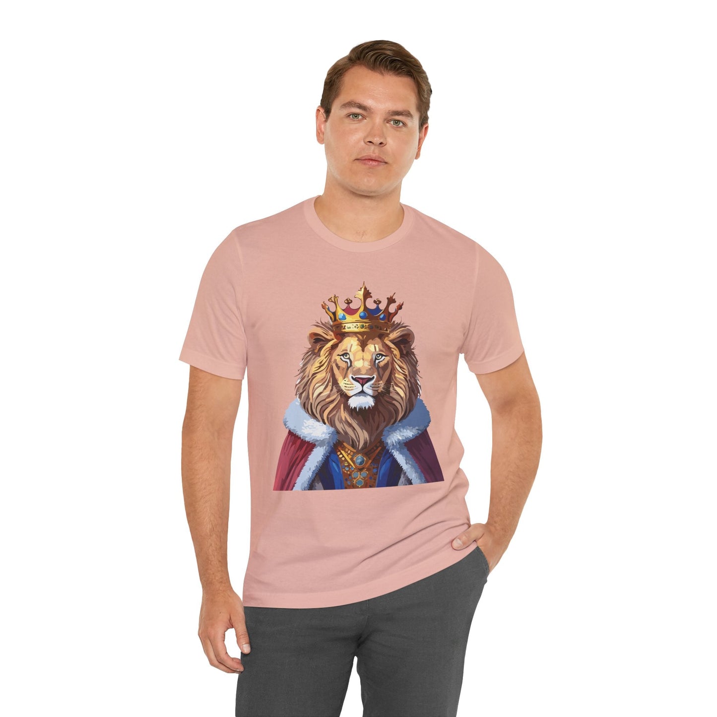 Unisex Animal Tee Shirt With Wild Animal Art Design Softstyle Comfort Tee Gildan 64000