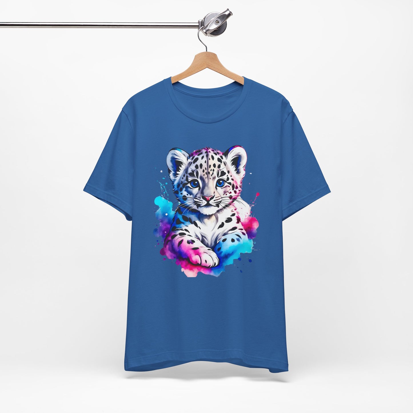 Baby Leopard Shirt, Cute Leopard Tee Shirt, Animal T-Shirt, Gepard Top, Animal Tees, Art Design T-Shirt, Graphic Tee