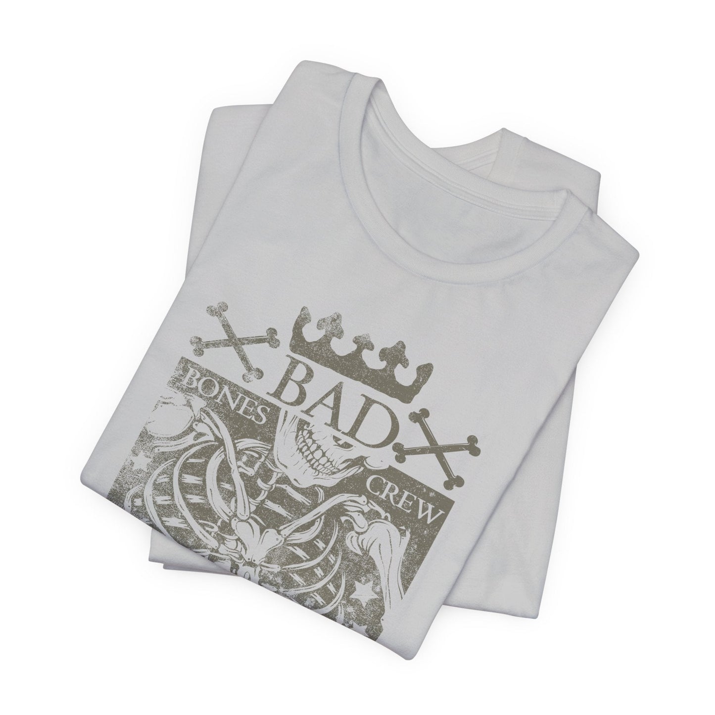Skeleton Ribcage Tee Bones Crew Graphic Shirt A-10