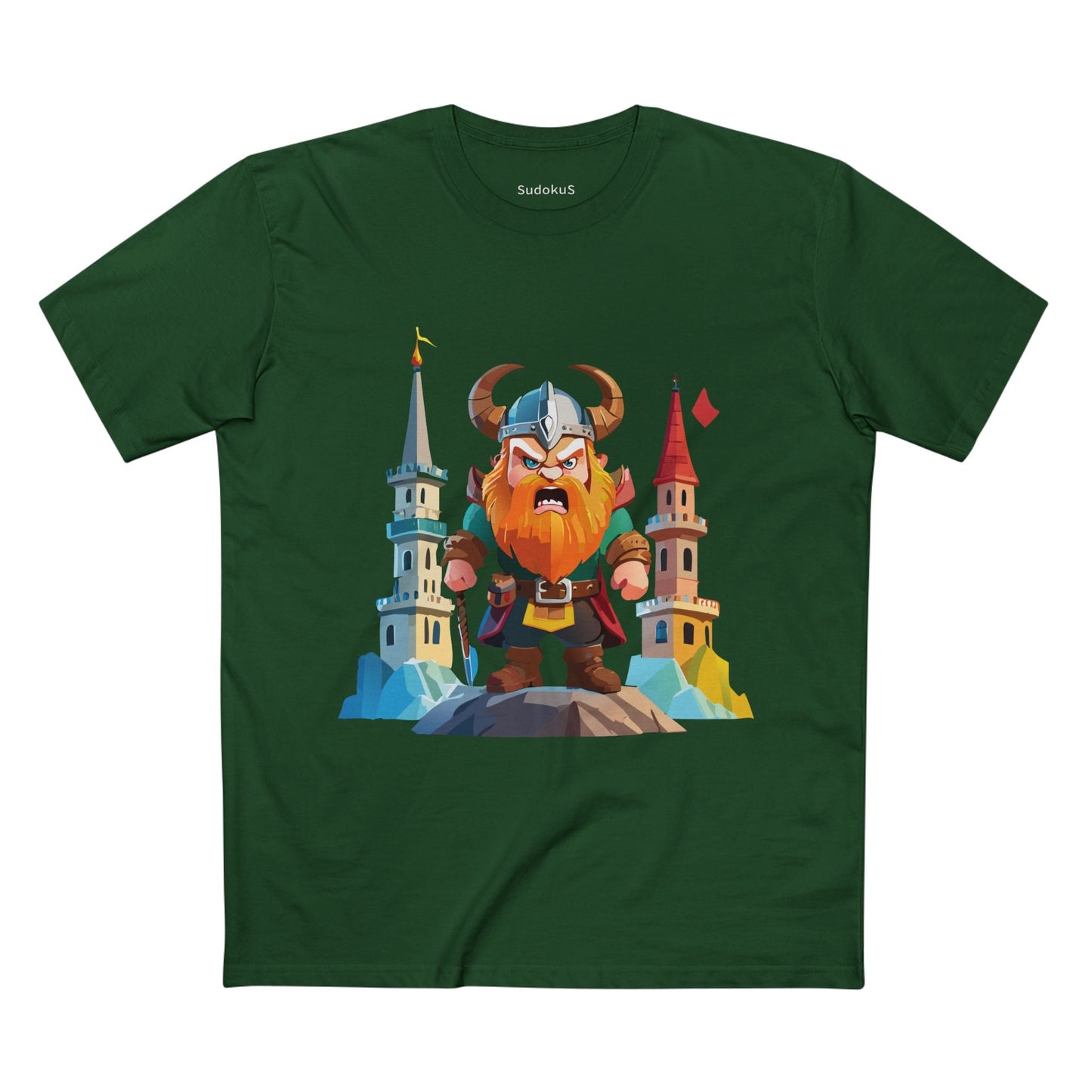 Viking Graphic Unisex 100 Cotton Staple Tee 10