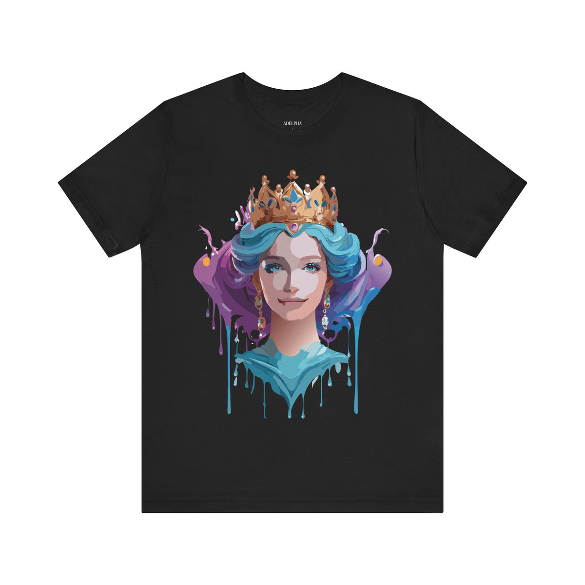 Queen Graphic Unisex Cotton Bella+Canvas Tee with Art Design m175