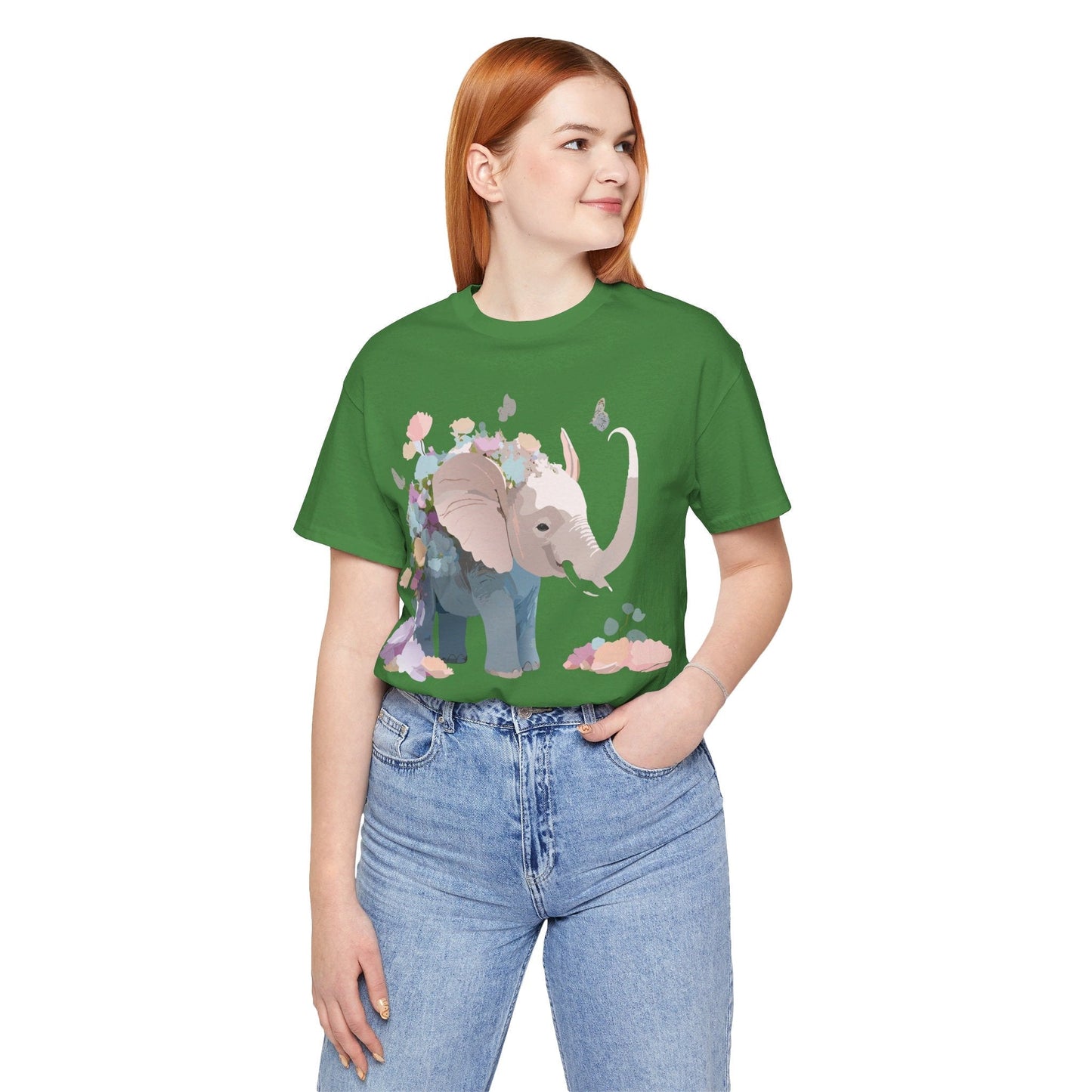 Elephant Graphic Tee Unisex Vintage Inspired Artwork Premium Adelpha Jersey Short Sleeve