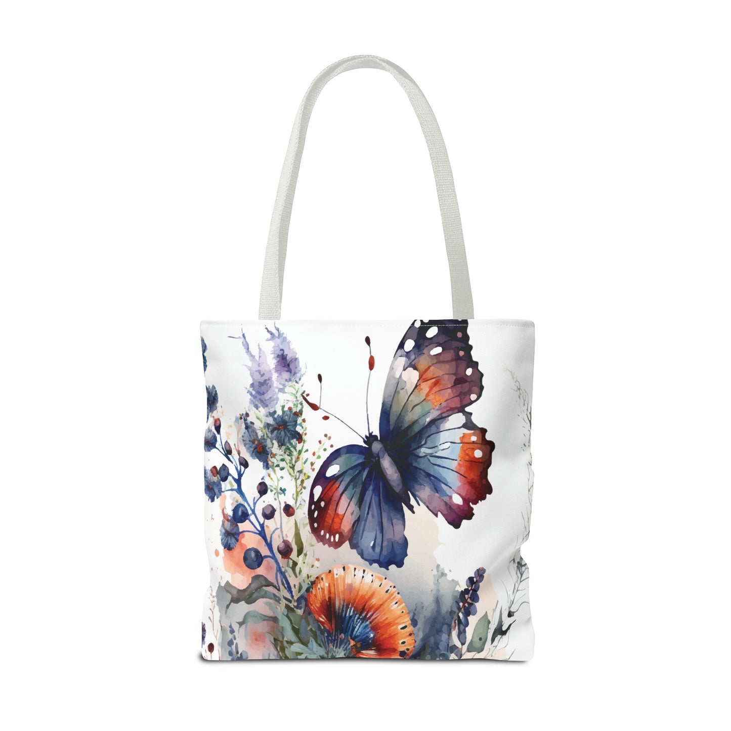 Canvas Bag with Butterfly Prints