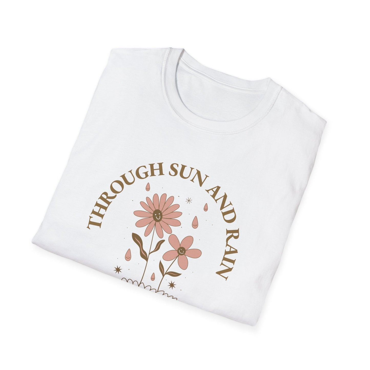 Positive Slogan T Shirt For Everyday Motivation Unisex Tee With Positive Words And Good Quotes Gildan Softstyle 64000
