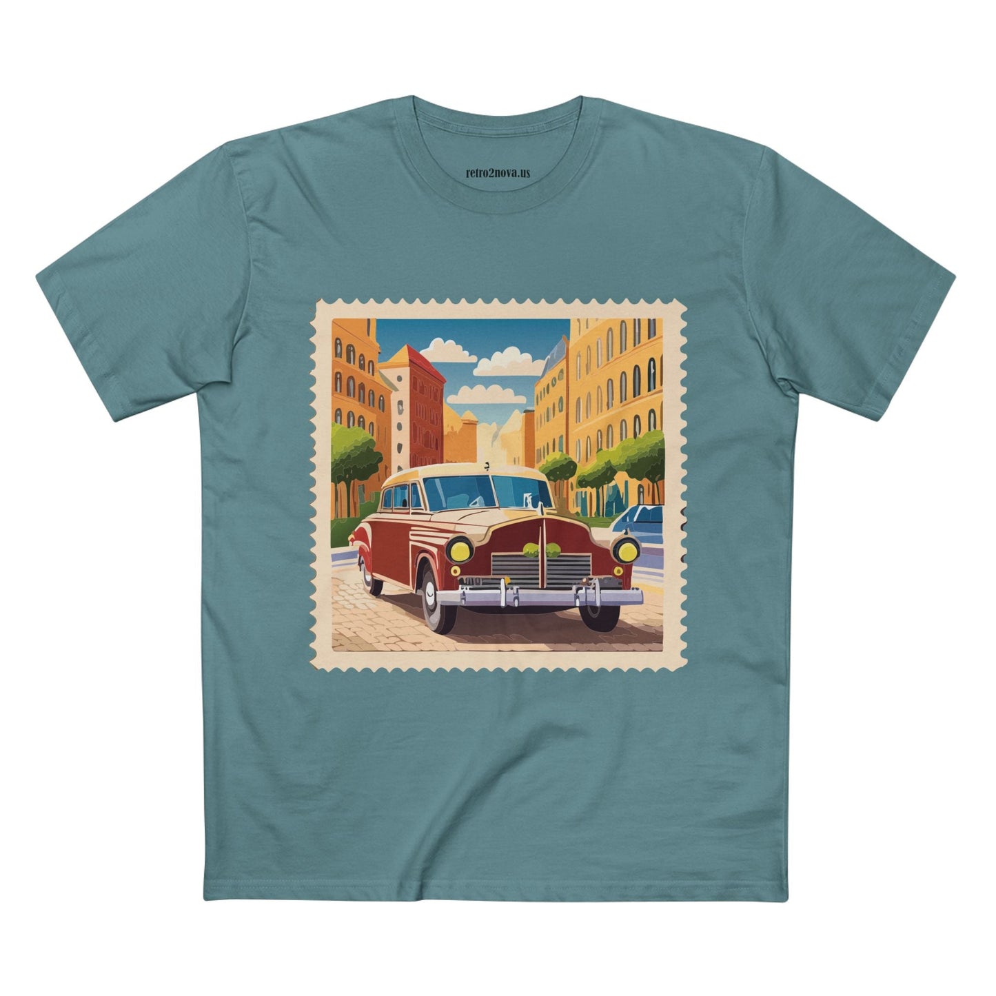 Stamp Shirt Postage Stamp Shirt Unisex Premium Cotton Tee With Original Art Design PS29